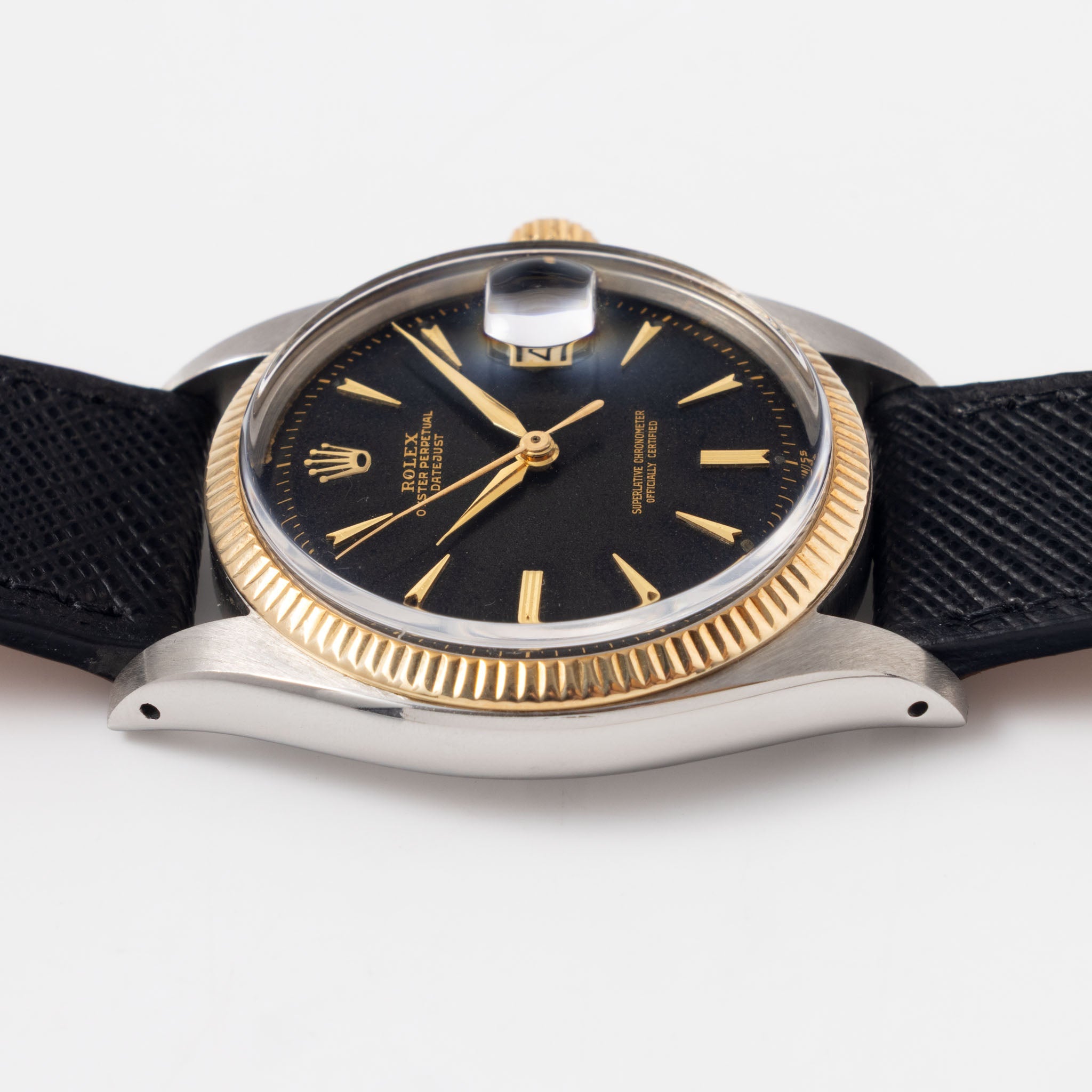 Rolex Datejust Gilt Dial ref. 6605 Steel and Gold Execution