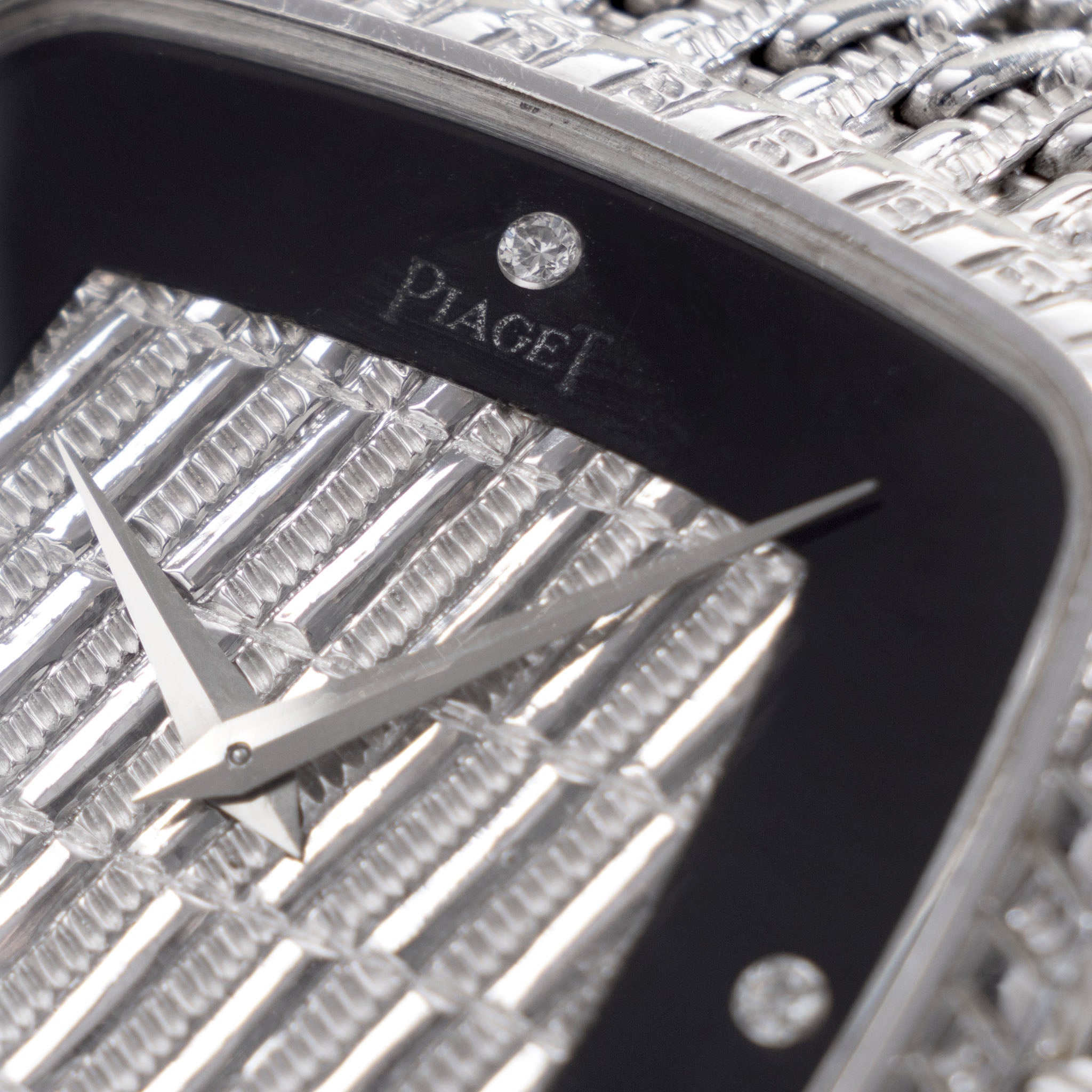 Piaget Tradition in 18K White Gold "Onyx 4-Diamond Dial" Ref. 9771P31