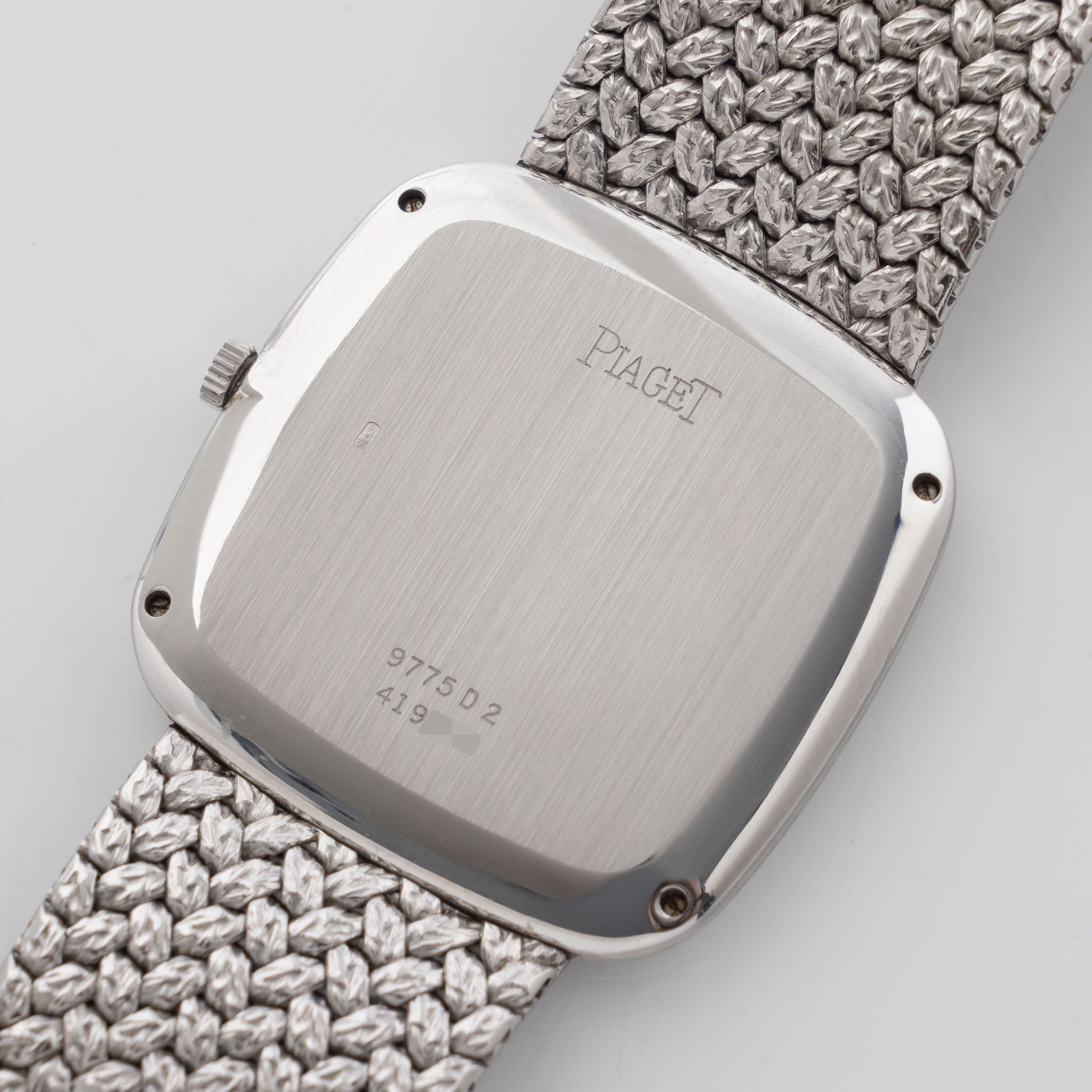 Piaget Tradition in 18K White Gold "Onyx Pavé" Dial Ref. 9775 D2