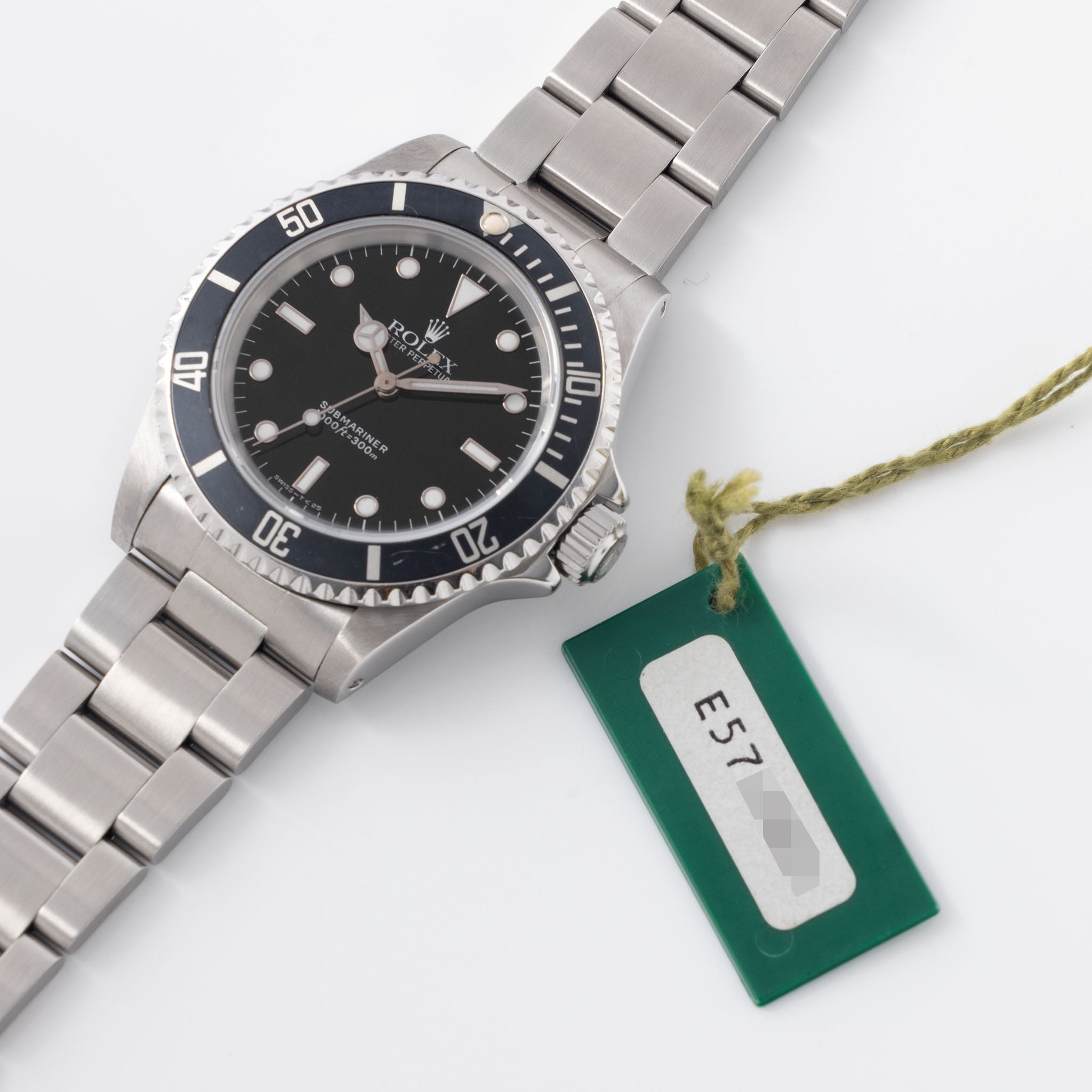 Rolex Submariner No Date Ref. 14060 2-Liner Tritium Dial