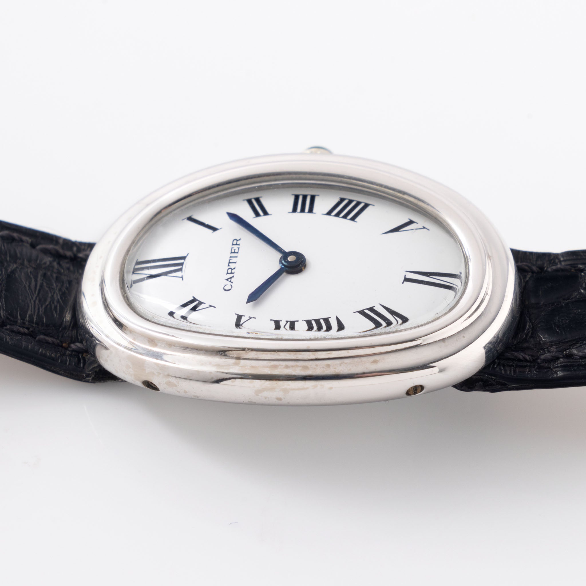 Cartier Baignoire 18K White Gold “Paris” Dial Ref. 78094