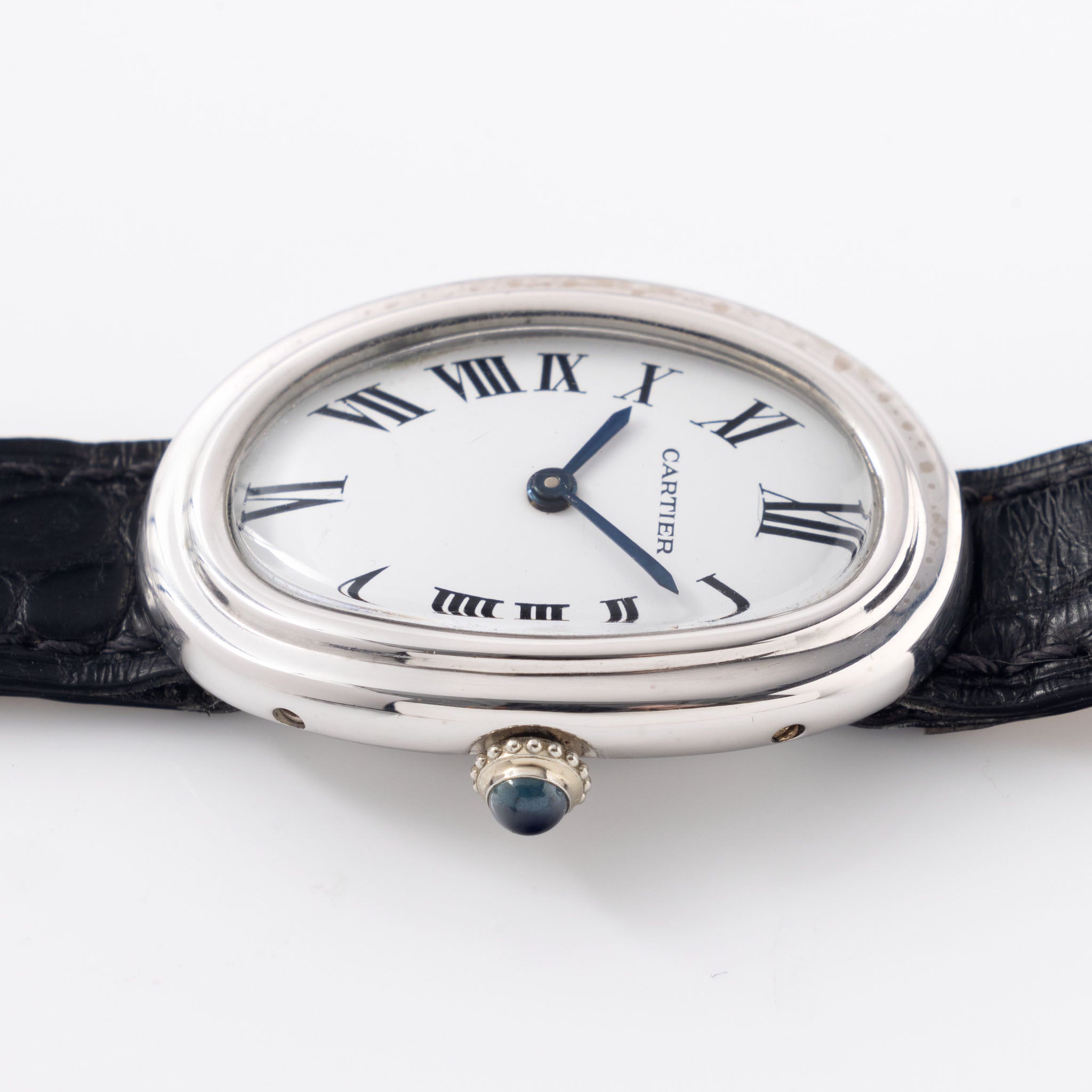 Cartier Baignoire 18K White Gold “Paris” Dial Ref. 78094