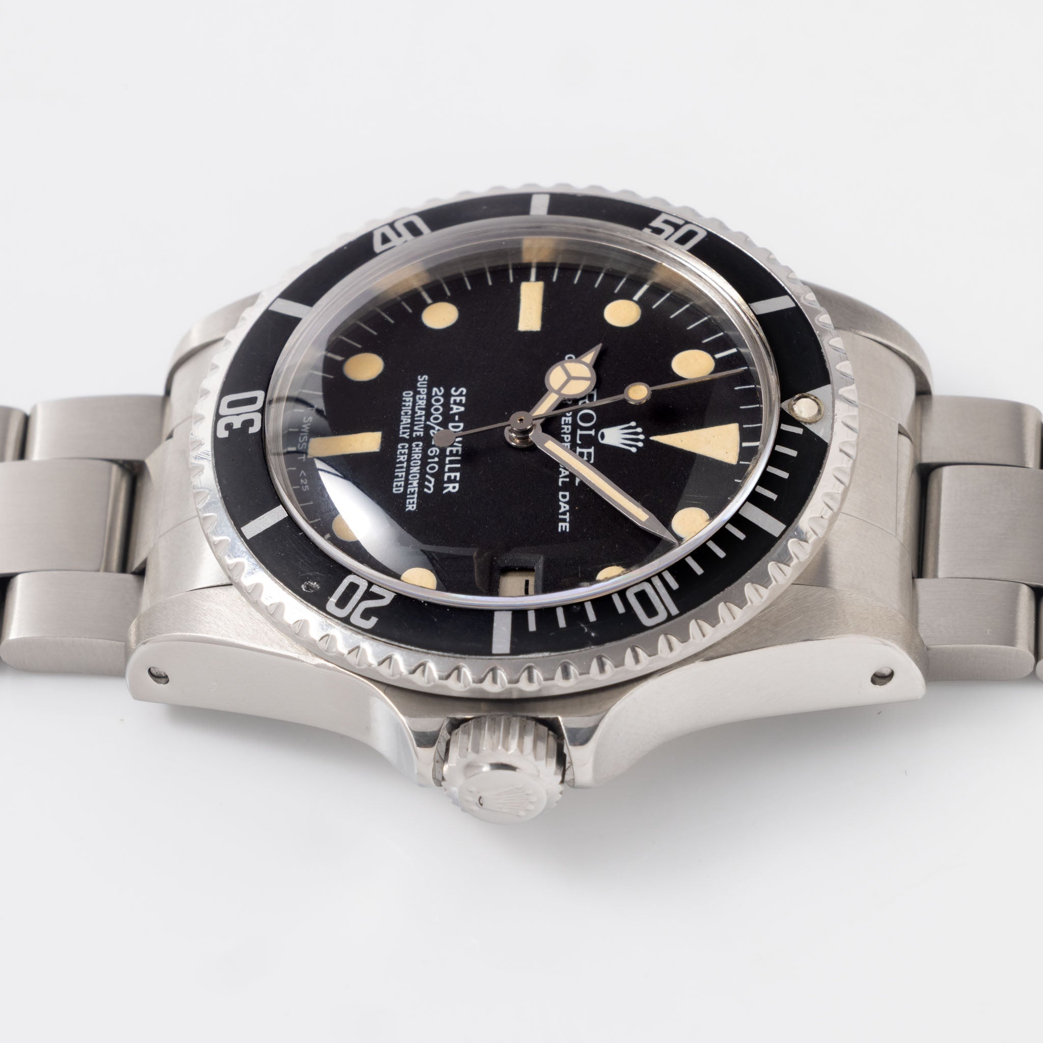 Rolex Sea-dweller ref 1665 MK2 Rail dial with Vivid Patina Box and Service Papers