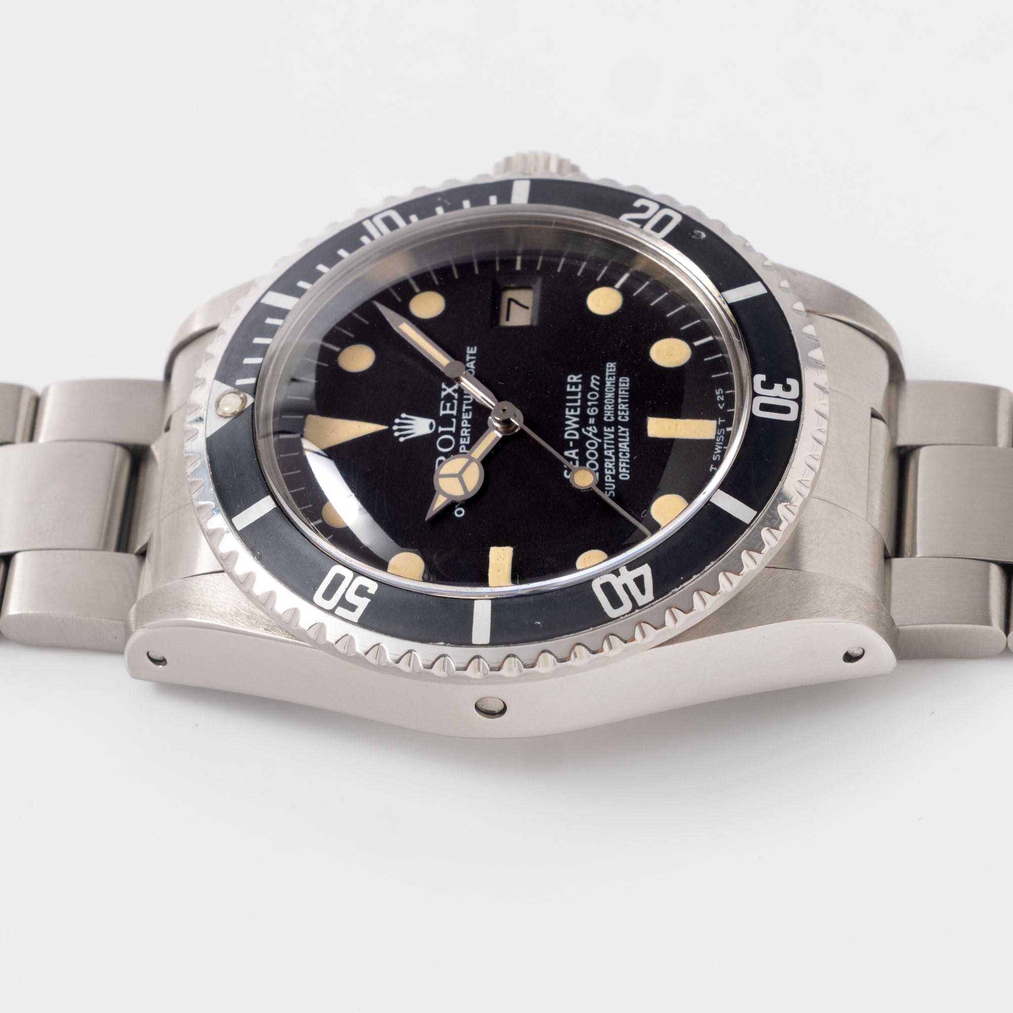 Rolex Sea-dweller ref 1665 MK2 Rail dial with Vivid Patina Box and Service Papers