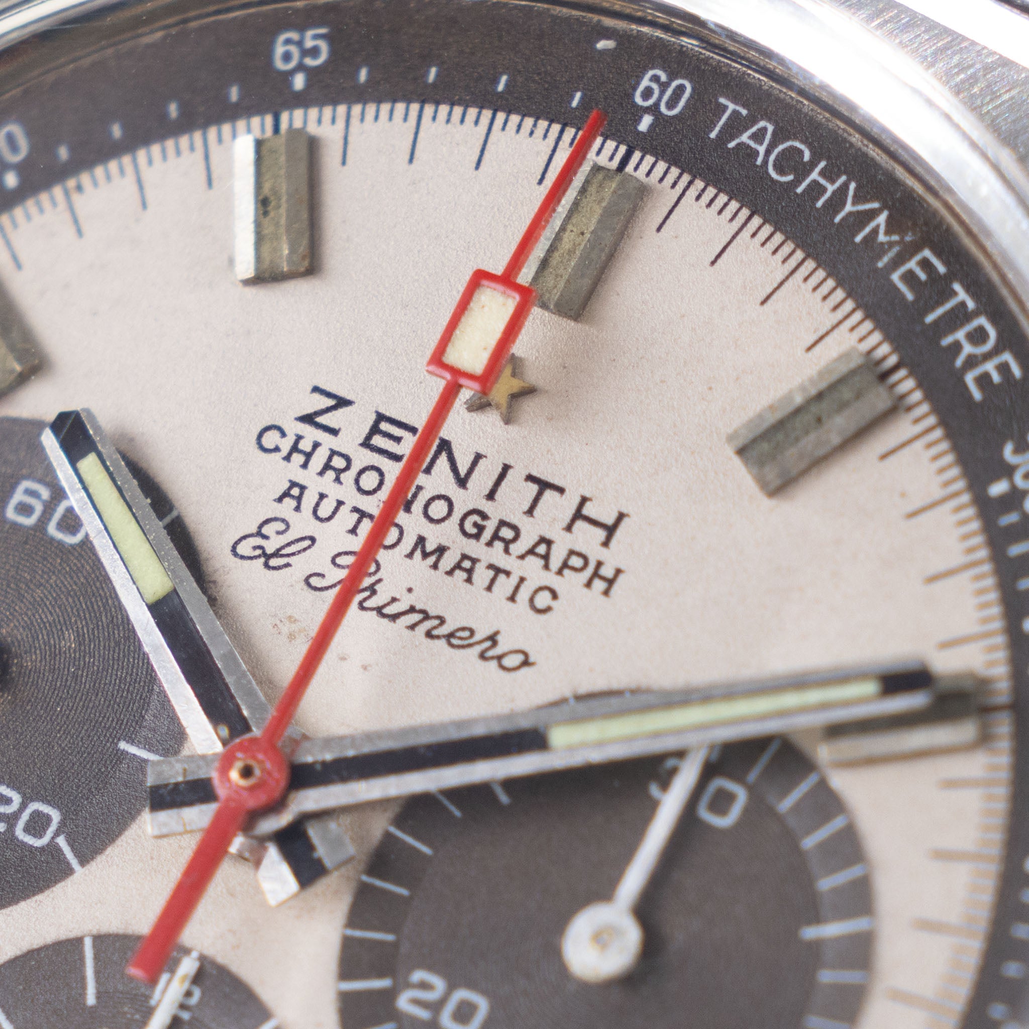 Zenith El primero A384 “Panda Tropical Dial" with Gay Frères Ladder Bracelet