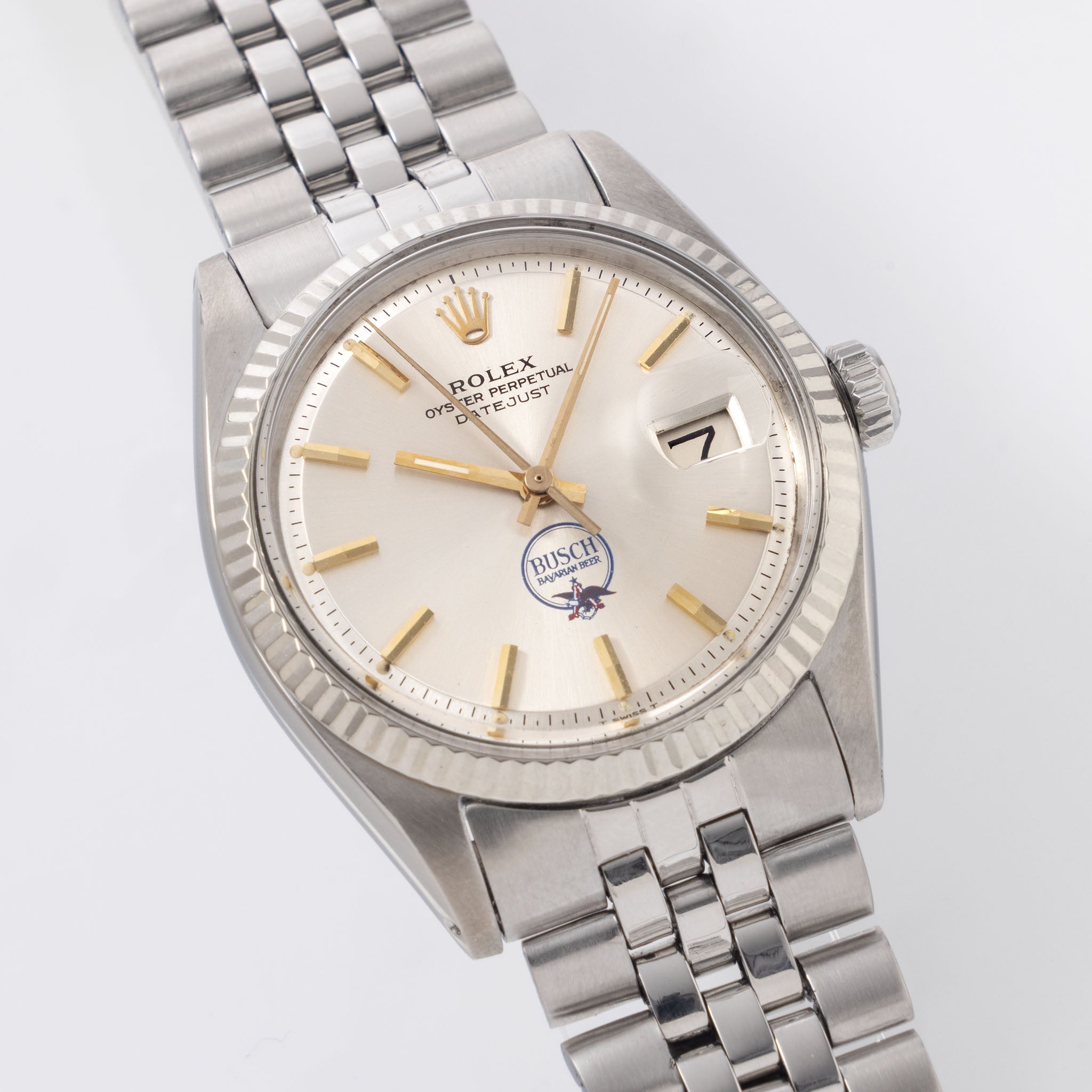 Rolex Datejust 1601 Busch Bavarian Beer Logo Dial