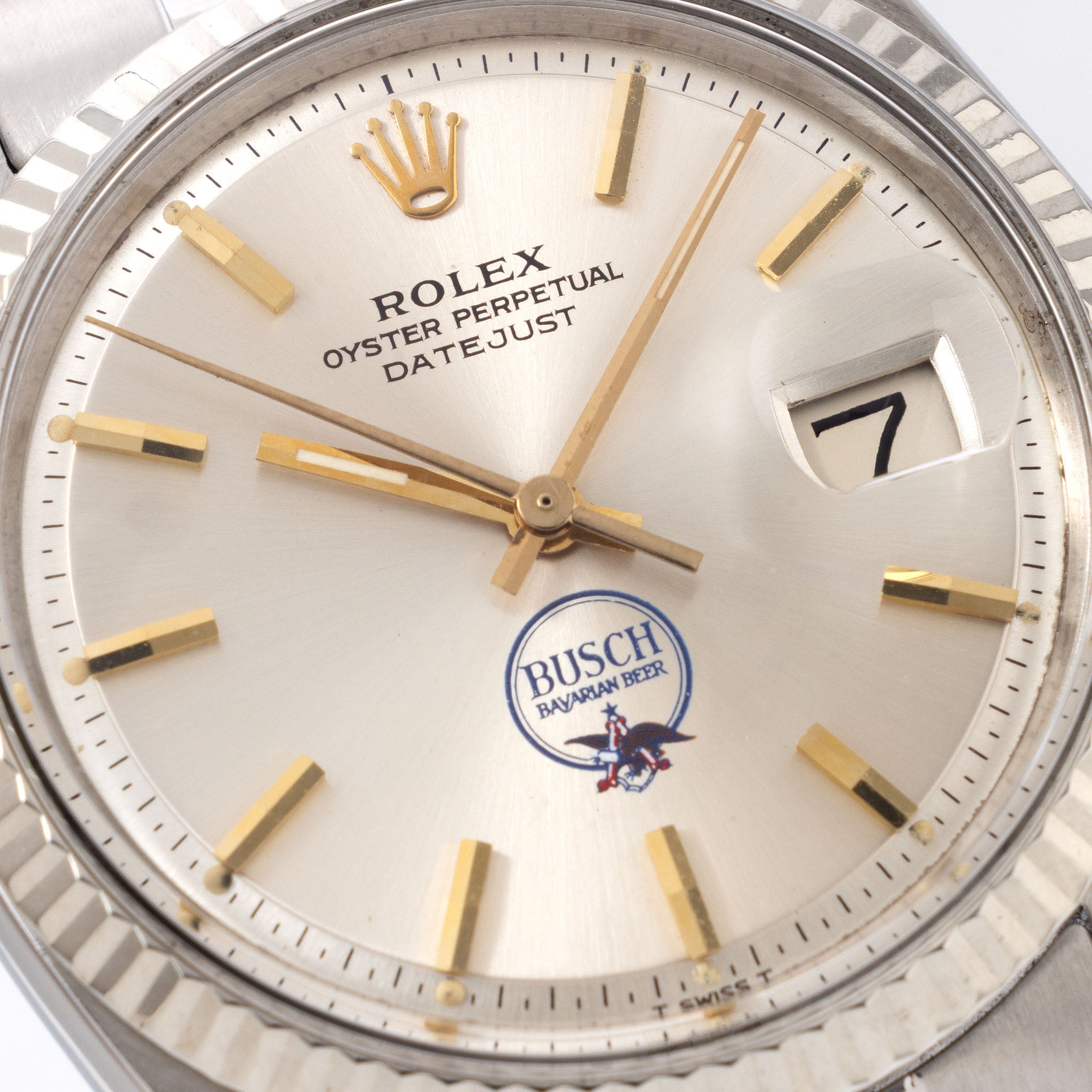 Rolex Datejust 1601 Busch Bavarian Beer Logo Dial
