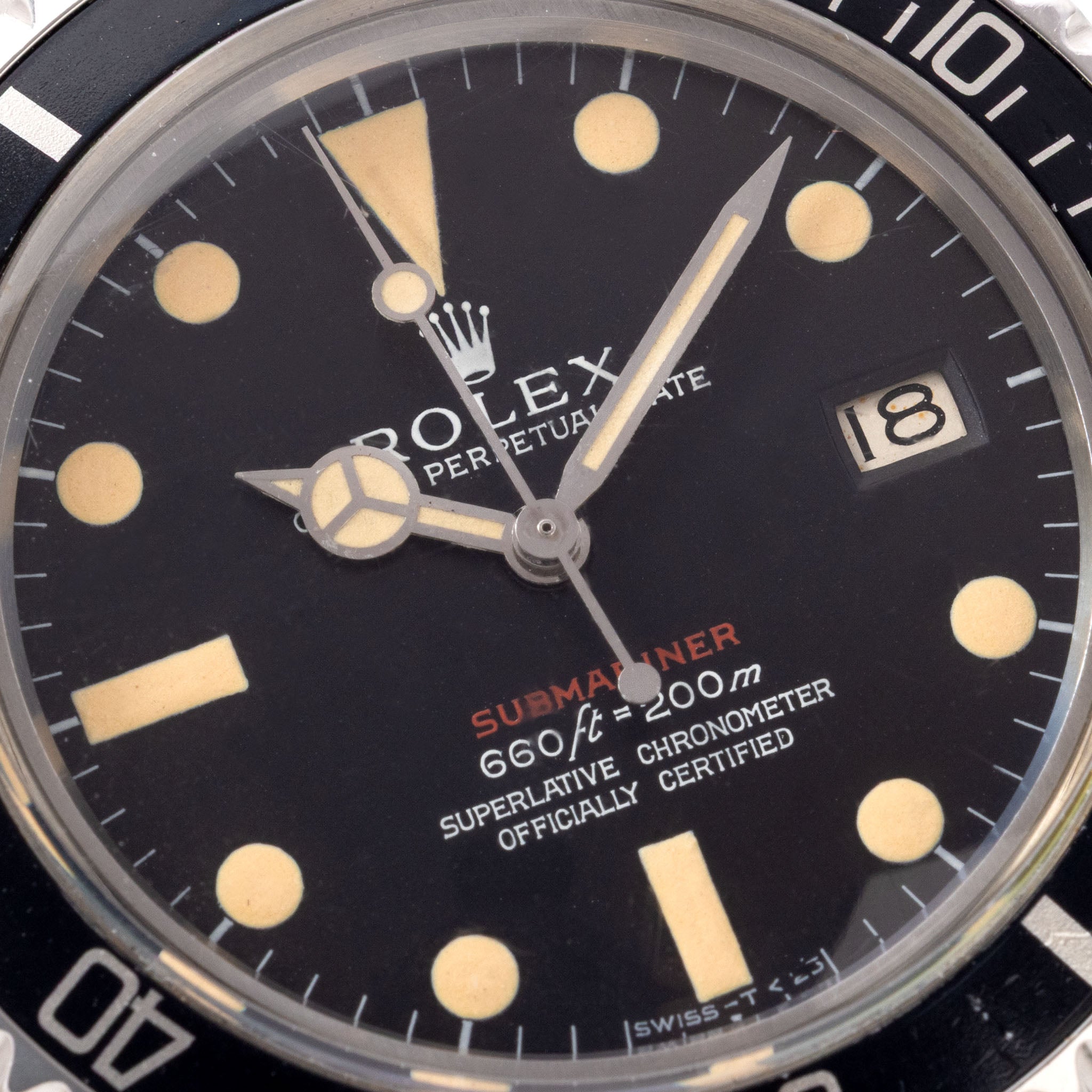 Rolex Submariner Mk4 Red ref. 1680