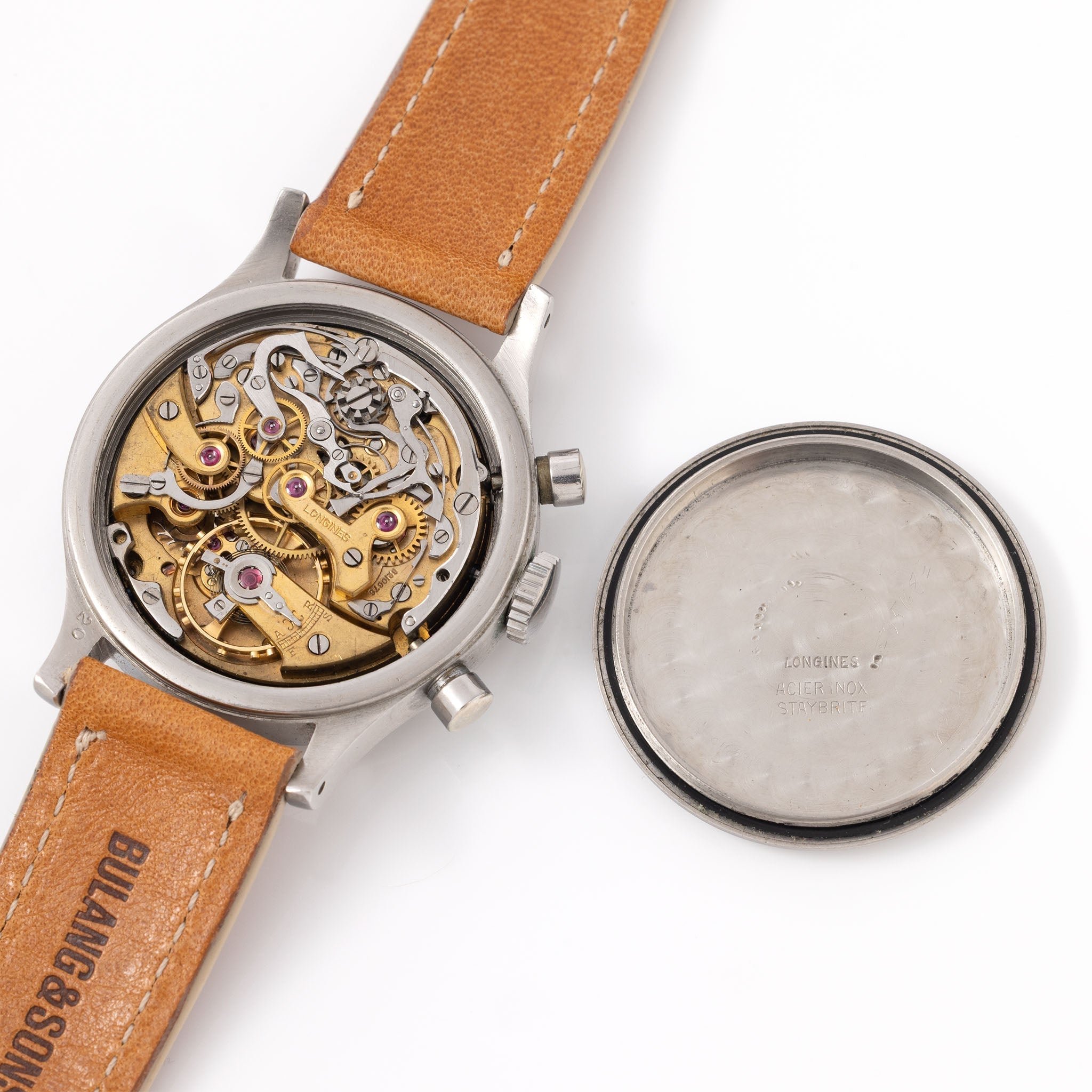 Longines "Tre Tacche" 13 ZN Stepcase Chronograph ref 4974