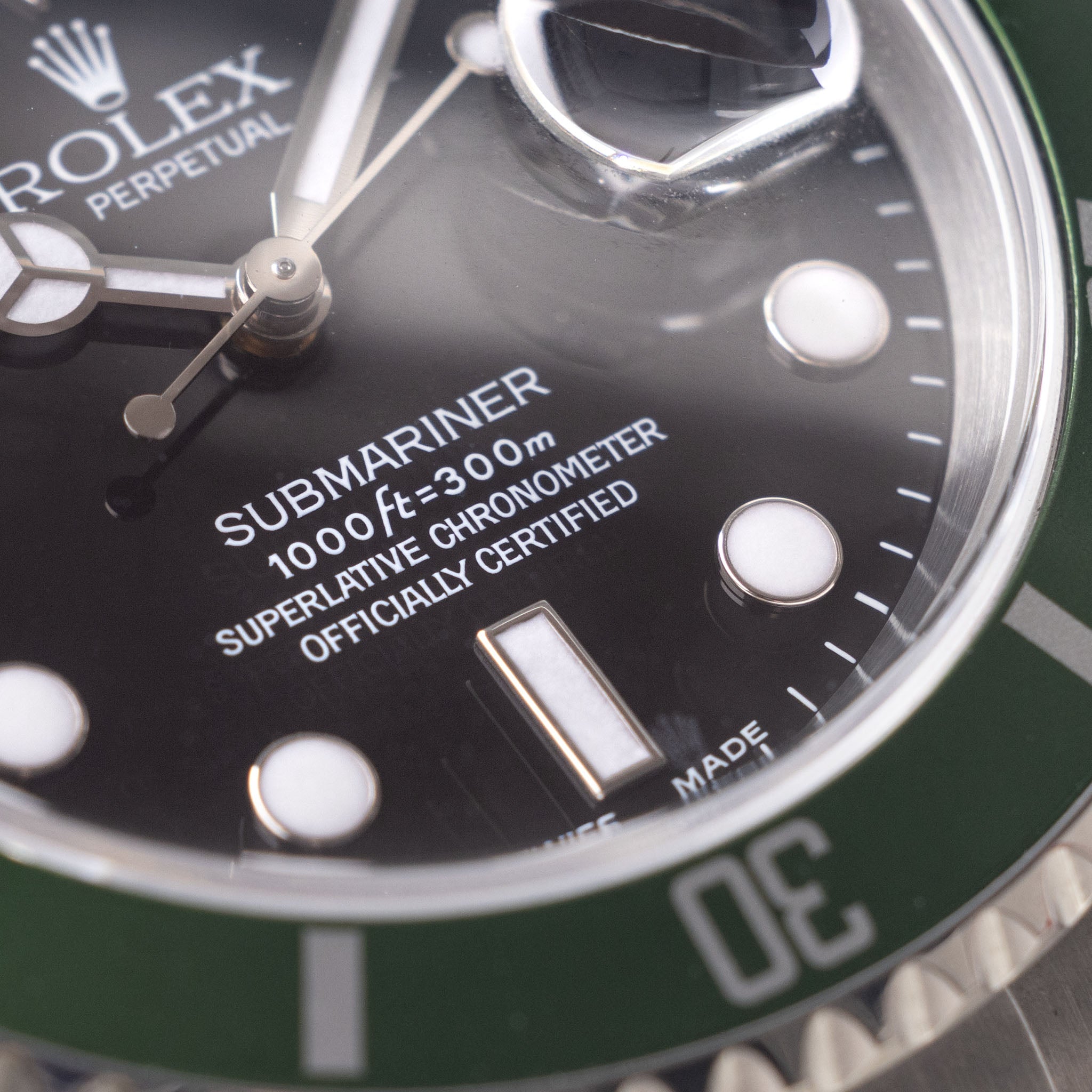 Rolex Submariner “Kermit” Flat 4 with Pouch and Papers Ref. 16610LV