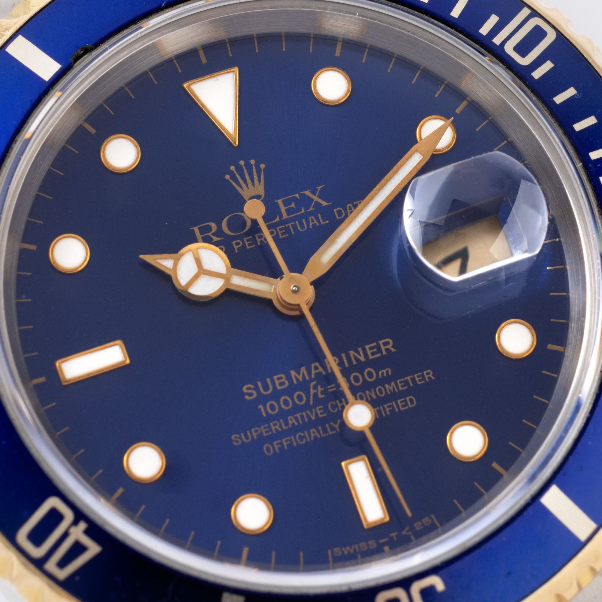 Rolex Submariner Blue Dial Steel and Gold Execution Ref. 16613