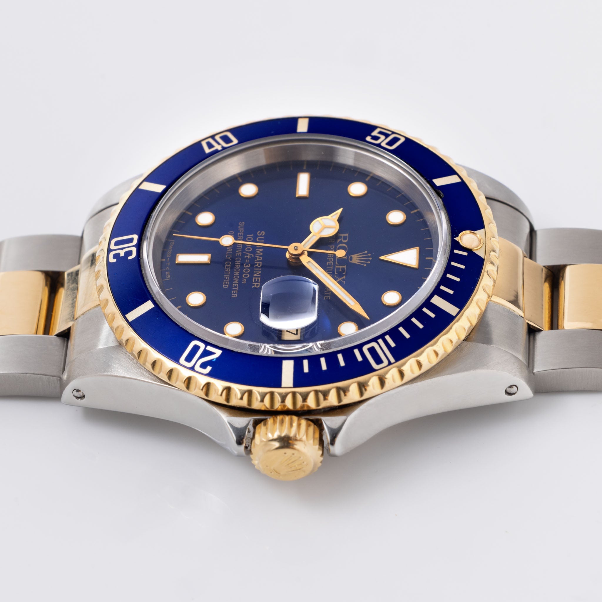 Rolex Submariner Blue Dial Steel and Gold Execution Ref. 16613