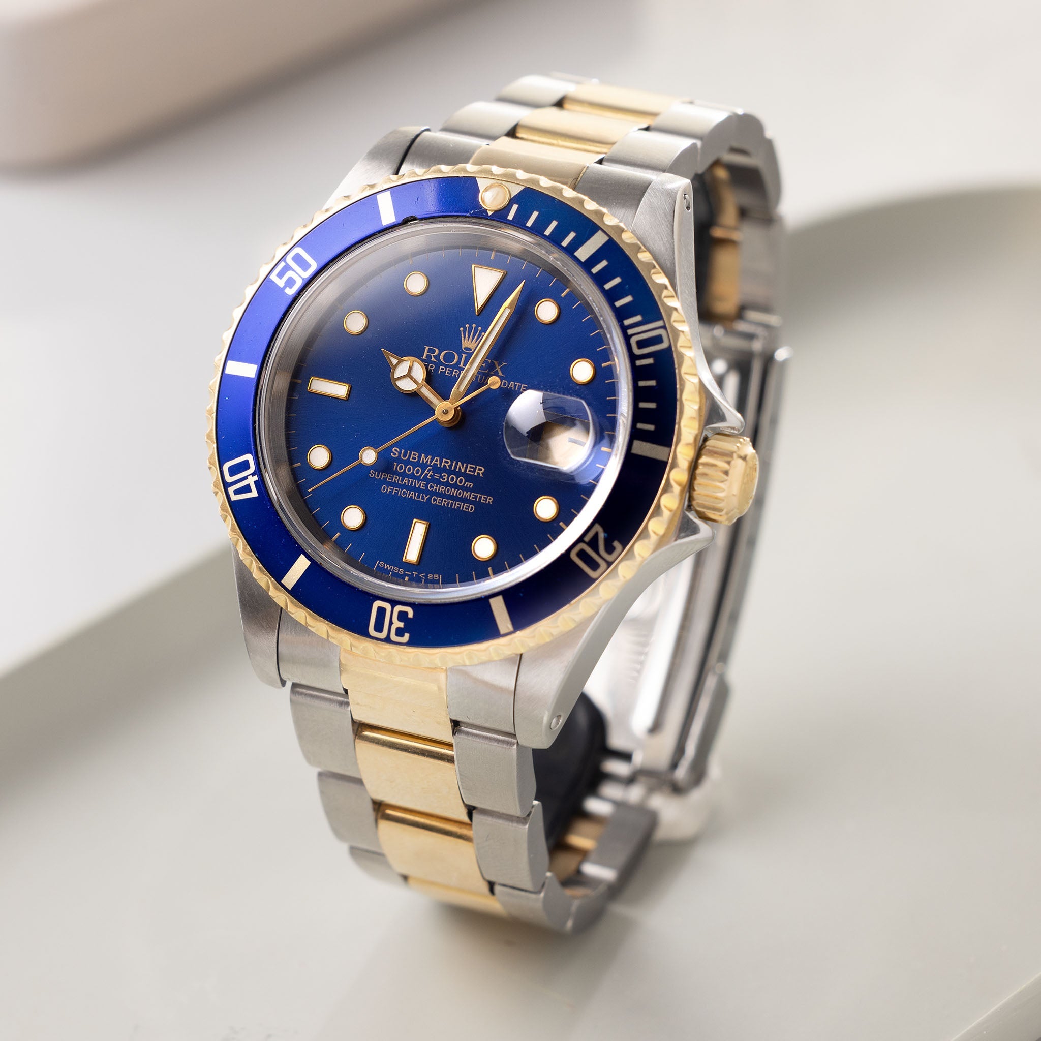 Rolex Submariner Blue Dial Steel and Gold Execution Ref. 16613