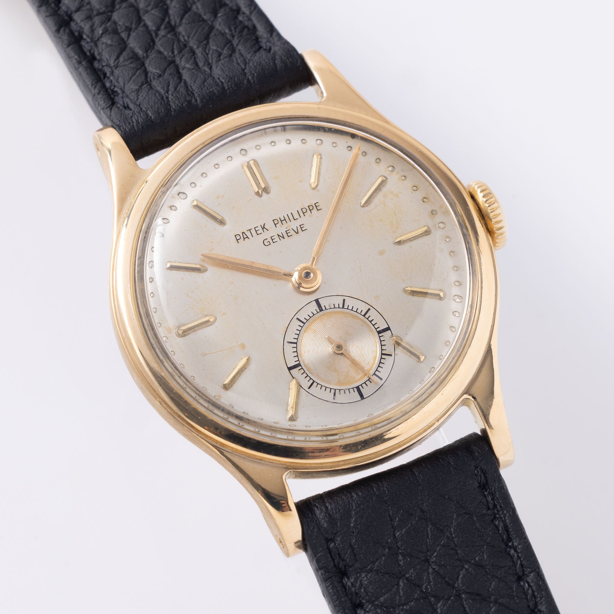 Patek Philippe Calatrava Aquatic ref. 2451 in 18k yellow gold Silver dial