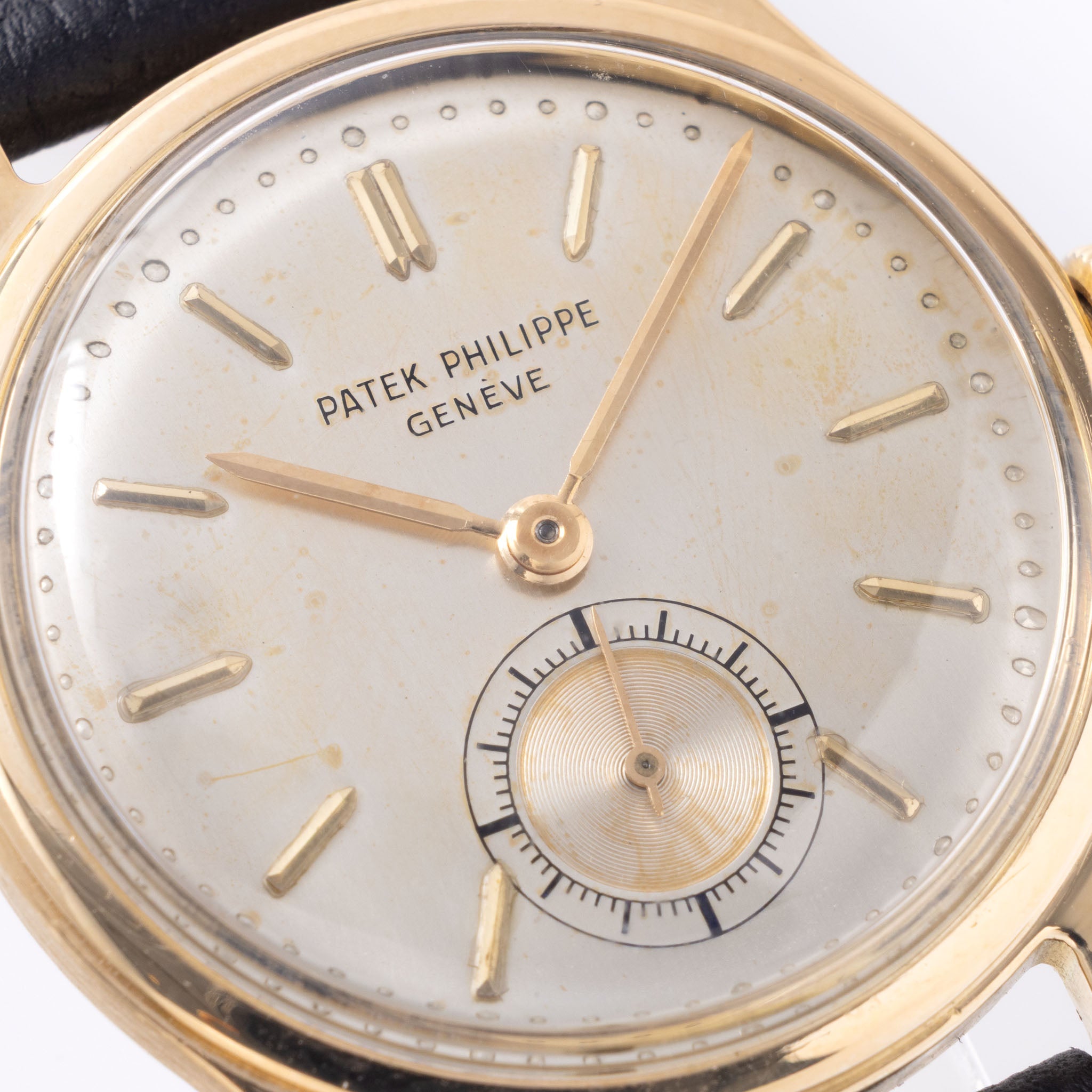 Patek Philippe Calatrava Aquatic ref. 2451 in 18k yellow gold Silver dial