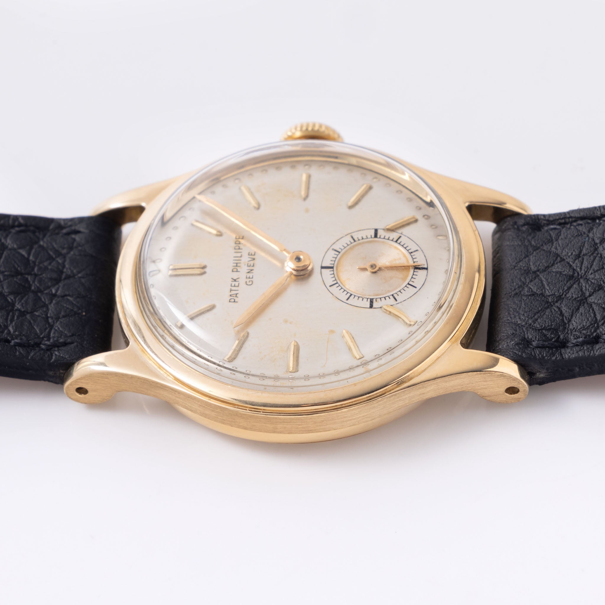 Patek Philippe Calatrava Aquatic ref. 2451 in 18k yellow gold Silver dial