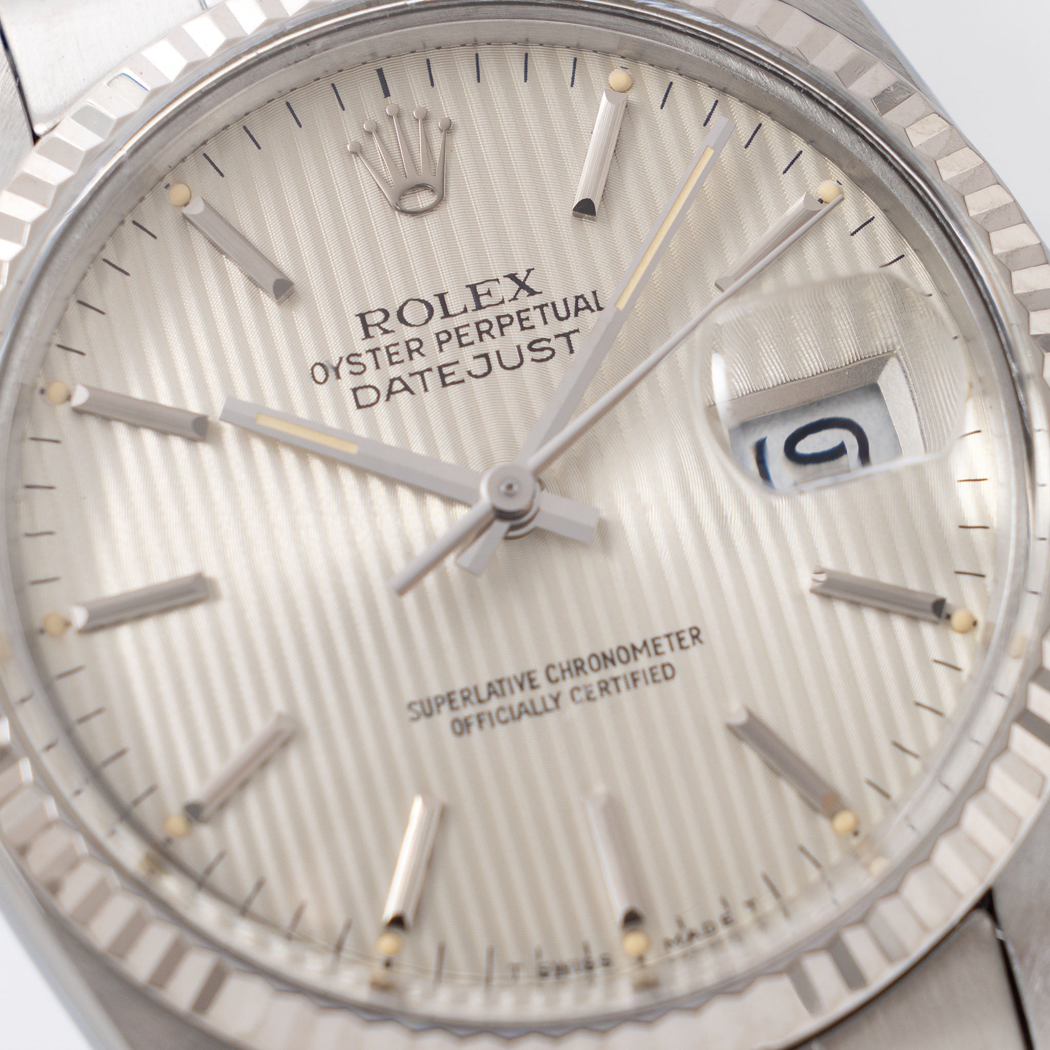 Rolex Datejust cream Tapestry dial  ref  16014