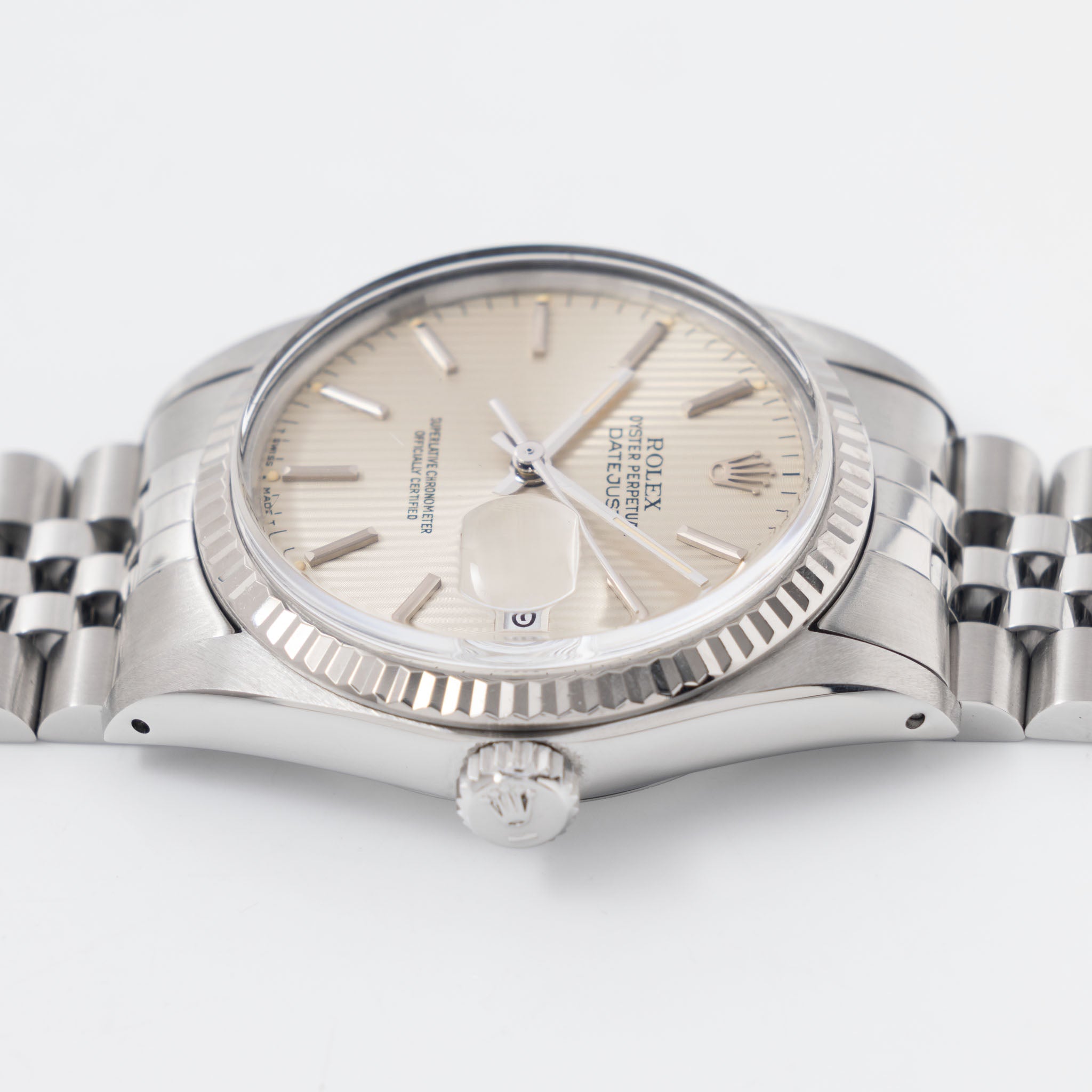 Rolex Datejust cream Tapestry dial  ref  16014