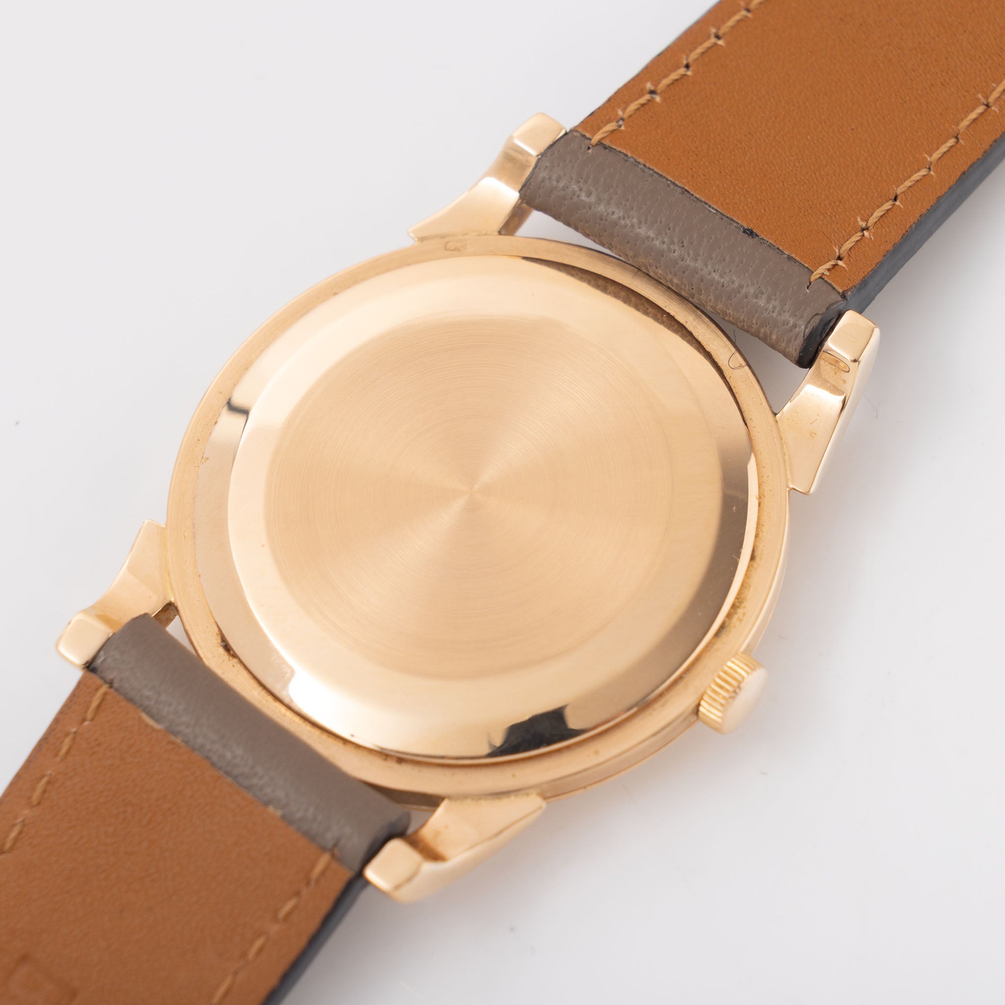 Vacheron Constantin 18 k rose gold scroll lug  Dresswatch cream dial ref 6030