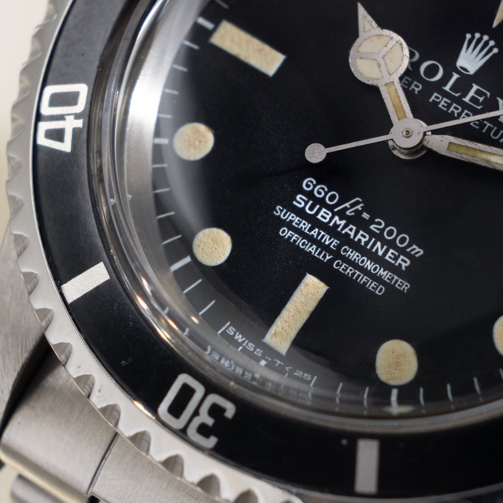 Rolex Submariner non serif dial ref 5512