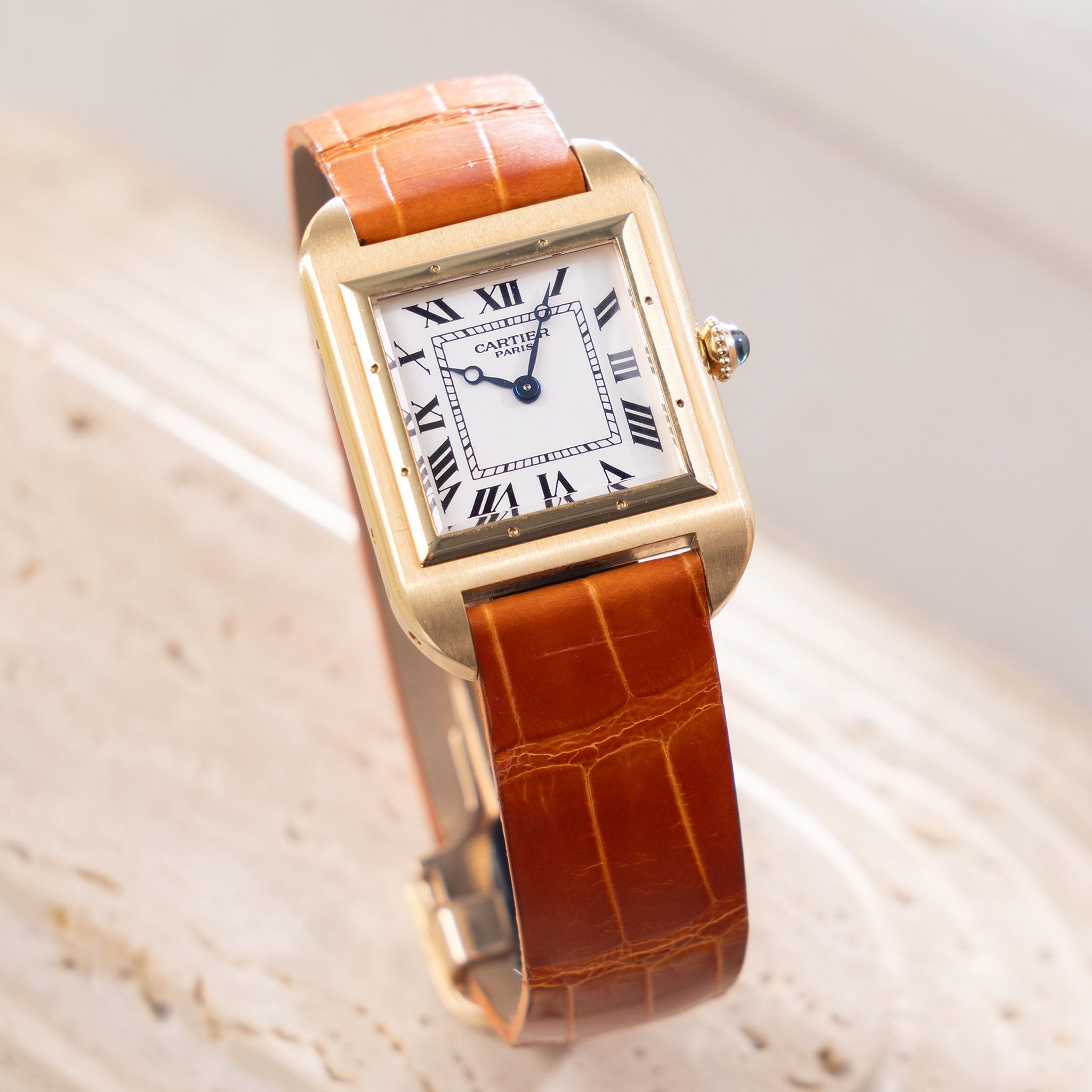 Cartier Santos Dumont 1913 Limited edition CPCP ref 2697 in 18 yellow