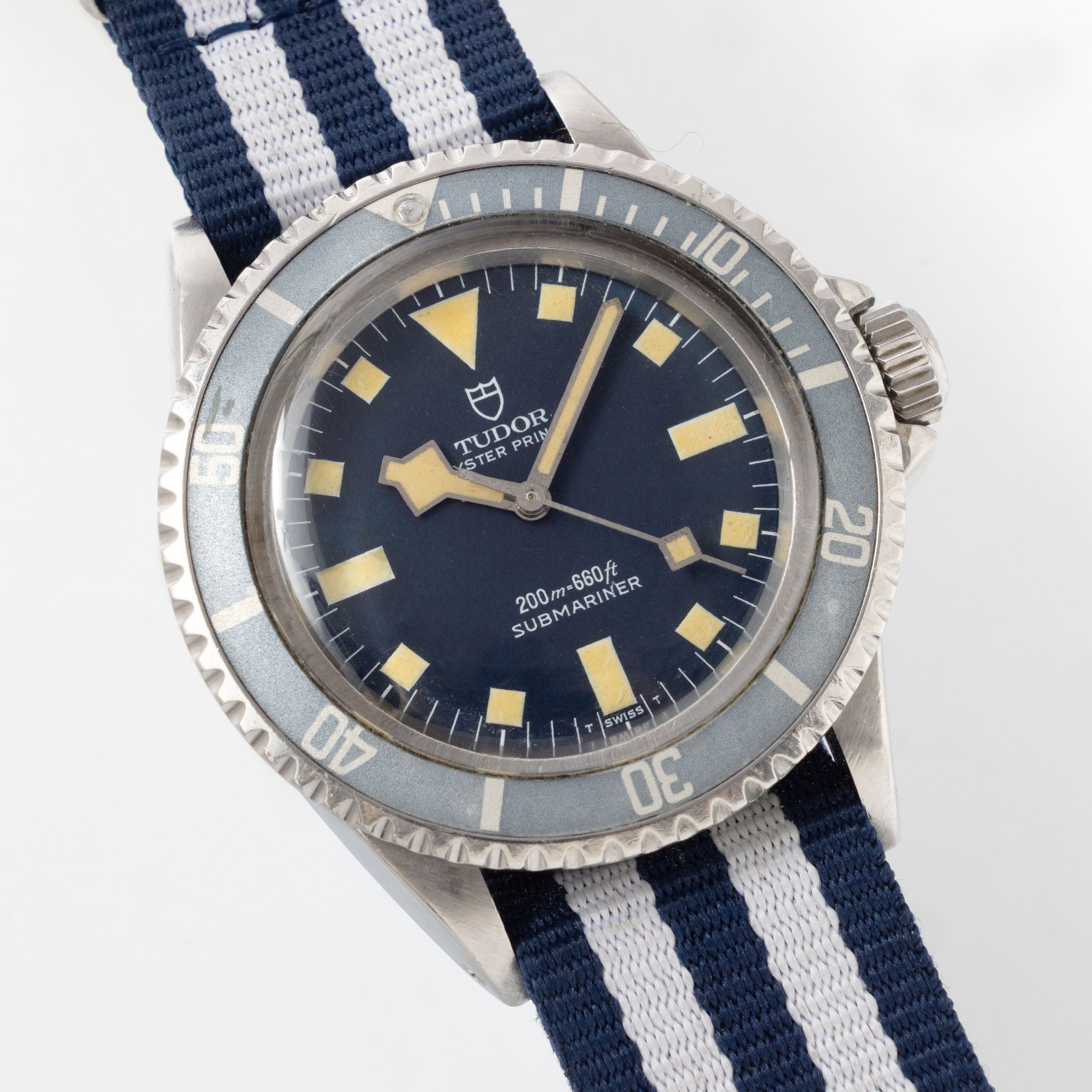 Tudor Submariner MN82 Marine Nationale ref 9410/0 Blue Snowflake Dial