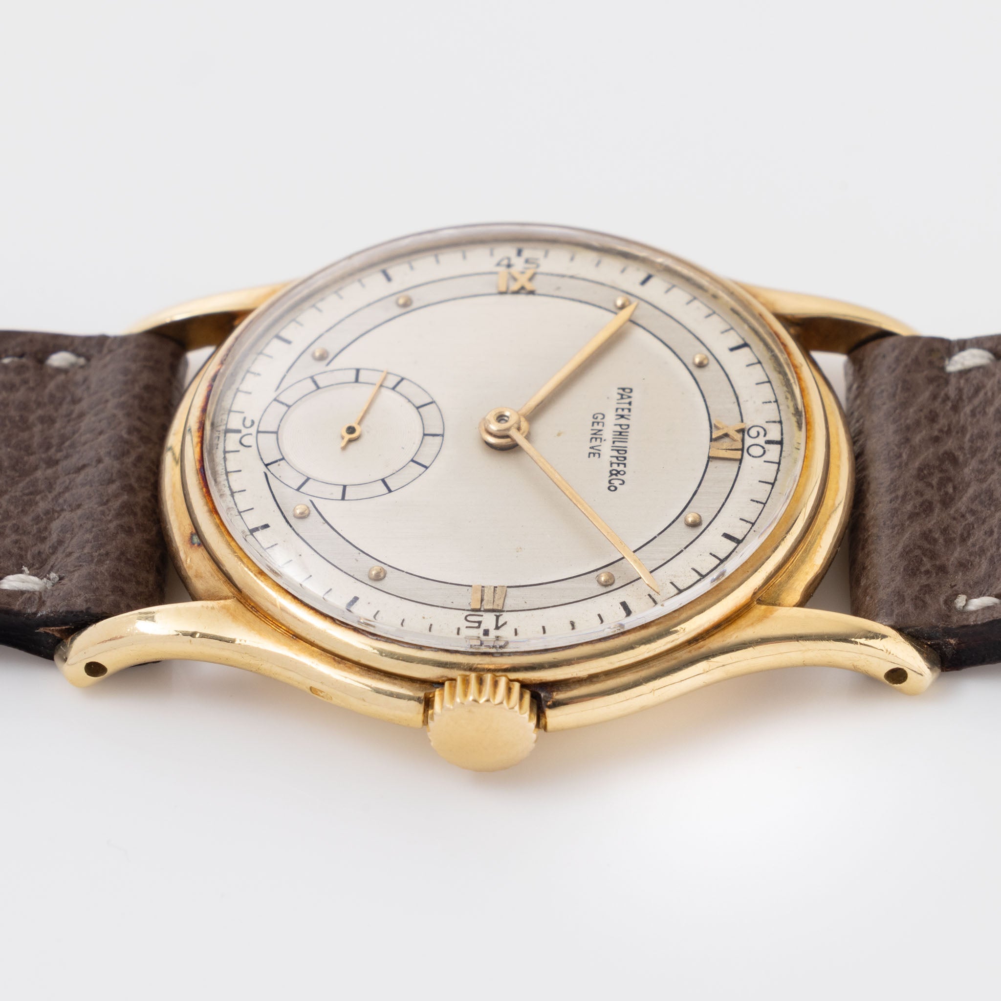 Patek Philippe Calatrava Two-Tone Dial ref. 1527 in 18k Yellow Gold
