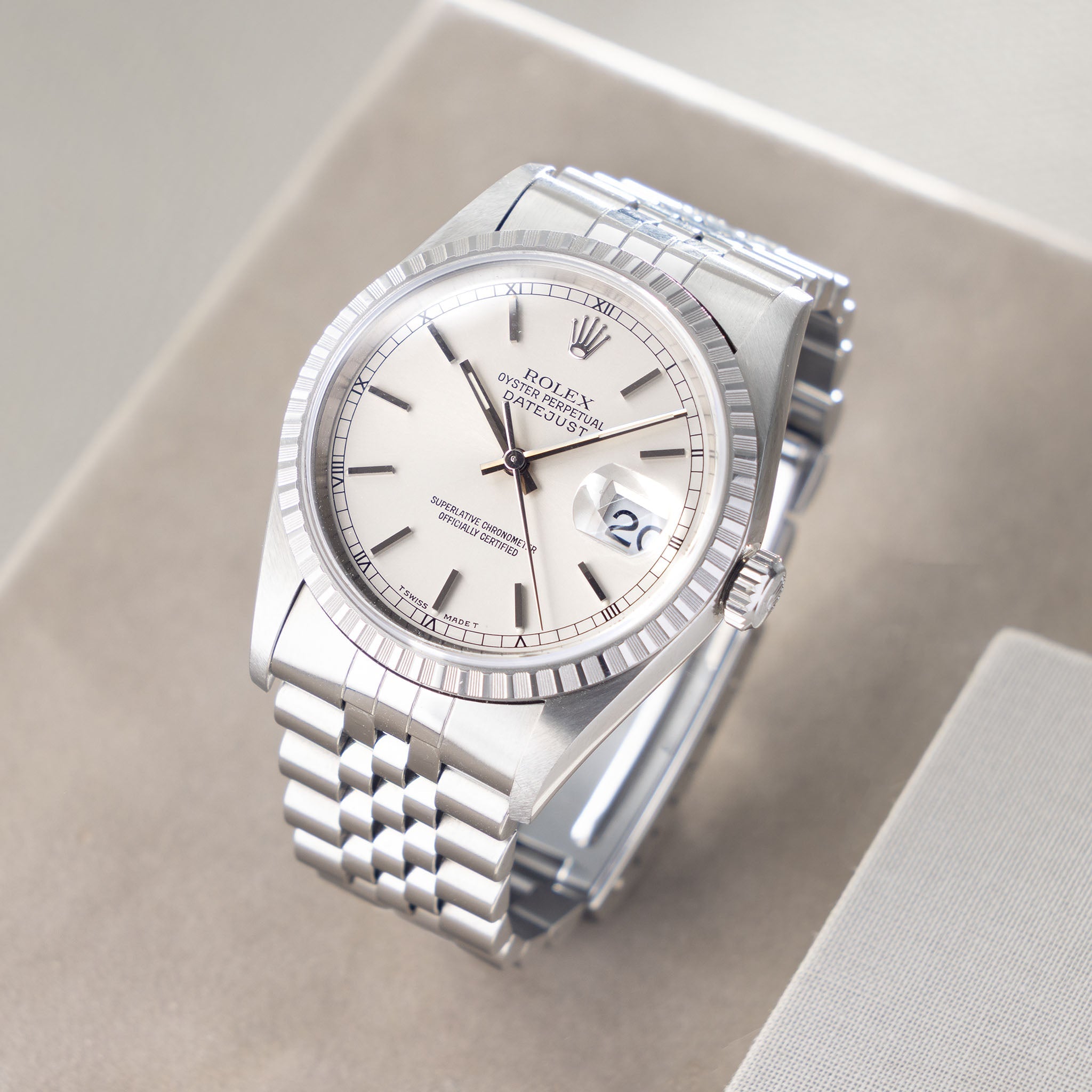 Rolex Datejust 16220 Khanjar Case-back, Khanjar Box and Paper Set