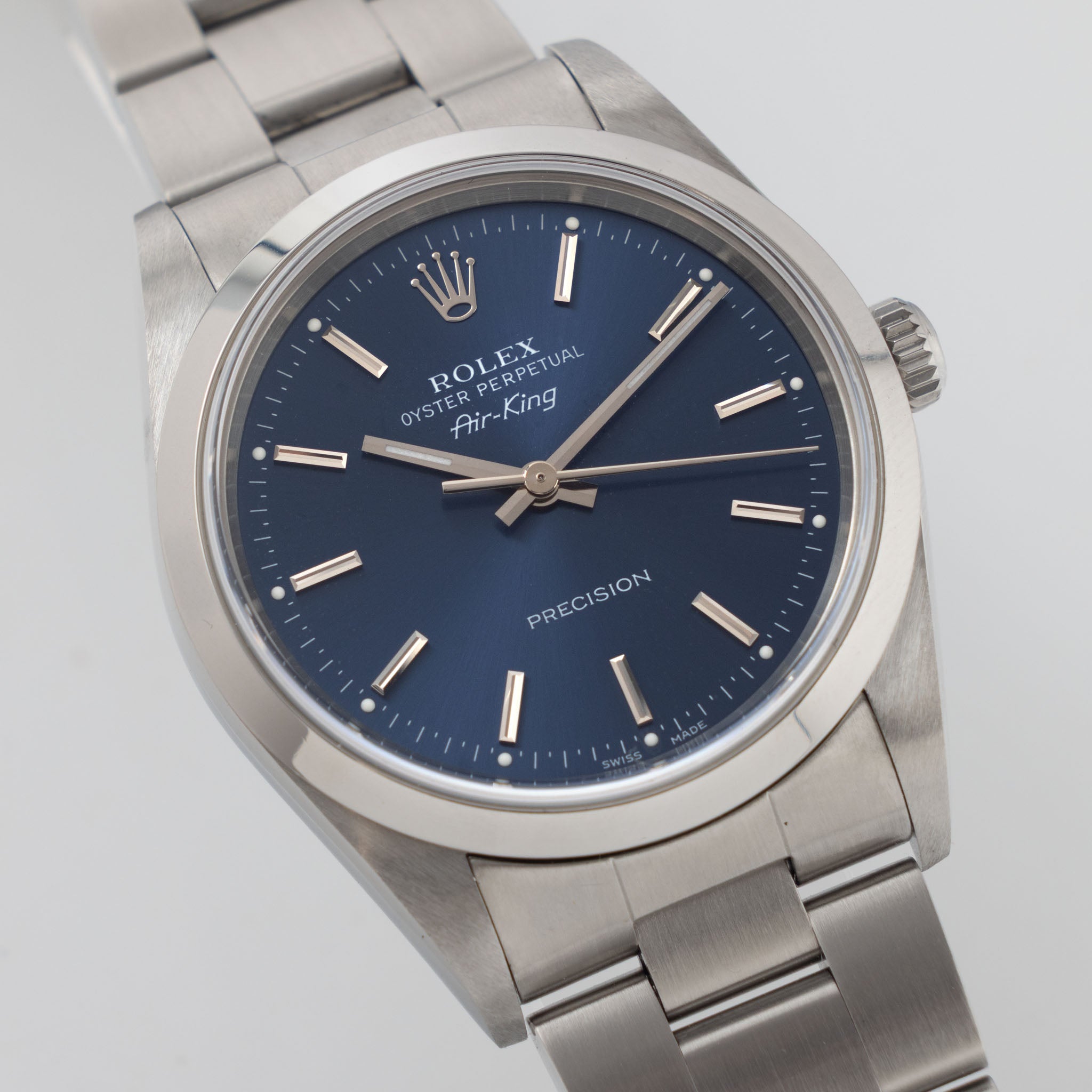 Rolex Air-King ref. 14000 Blue Soleil Dial