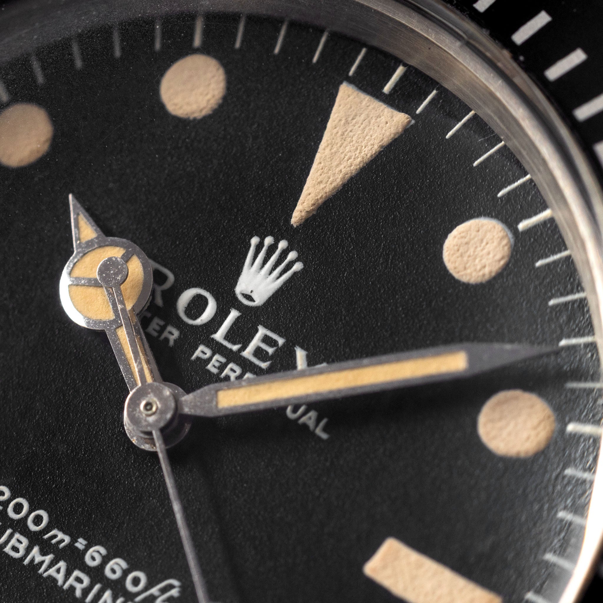Rolex Submariner 5513 Meters First Dial
