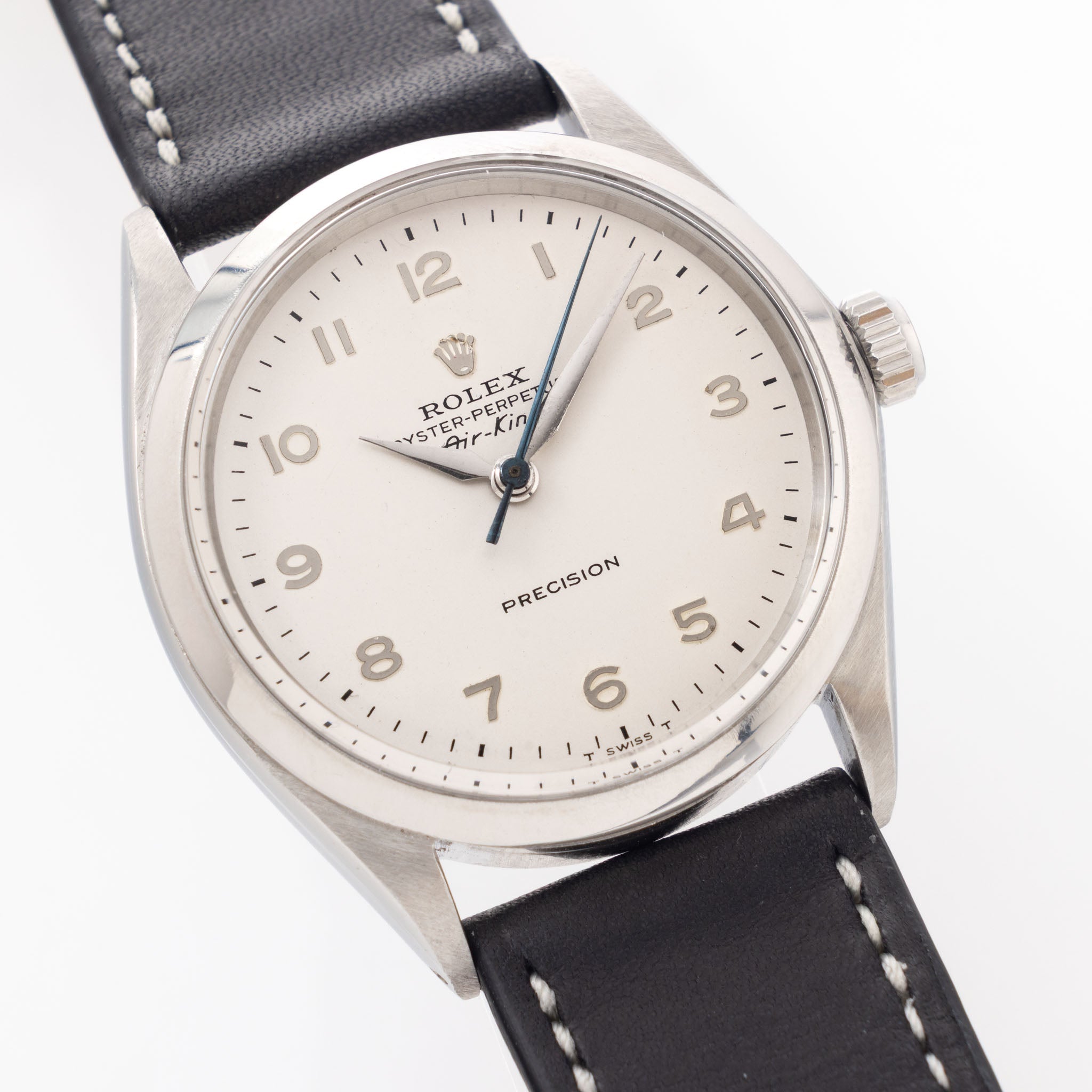 Rolex Oyster Perpetual Air-King 5500 Silver no-lume Arabic Numerals Dial