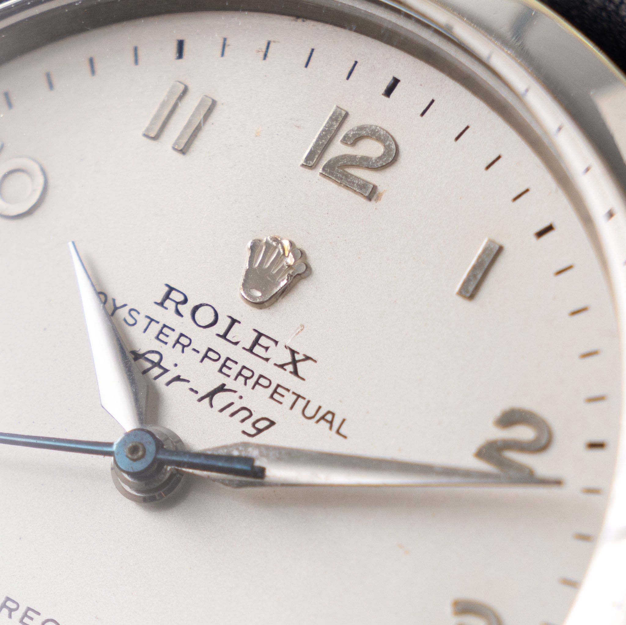Rolex Oyster Perpetual Air-King 5500 Silver no-lume Arabic Numerals Dial