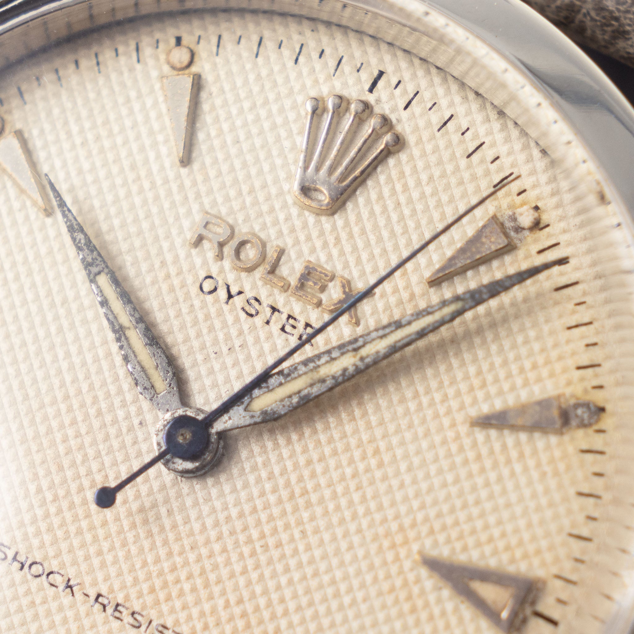 Rolex Oyster Swiss only Waffle dial ref 6222