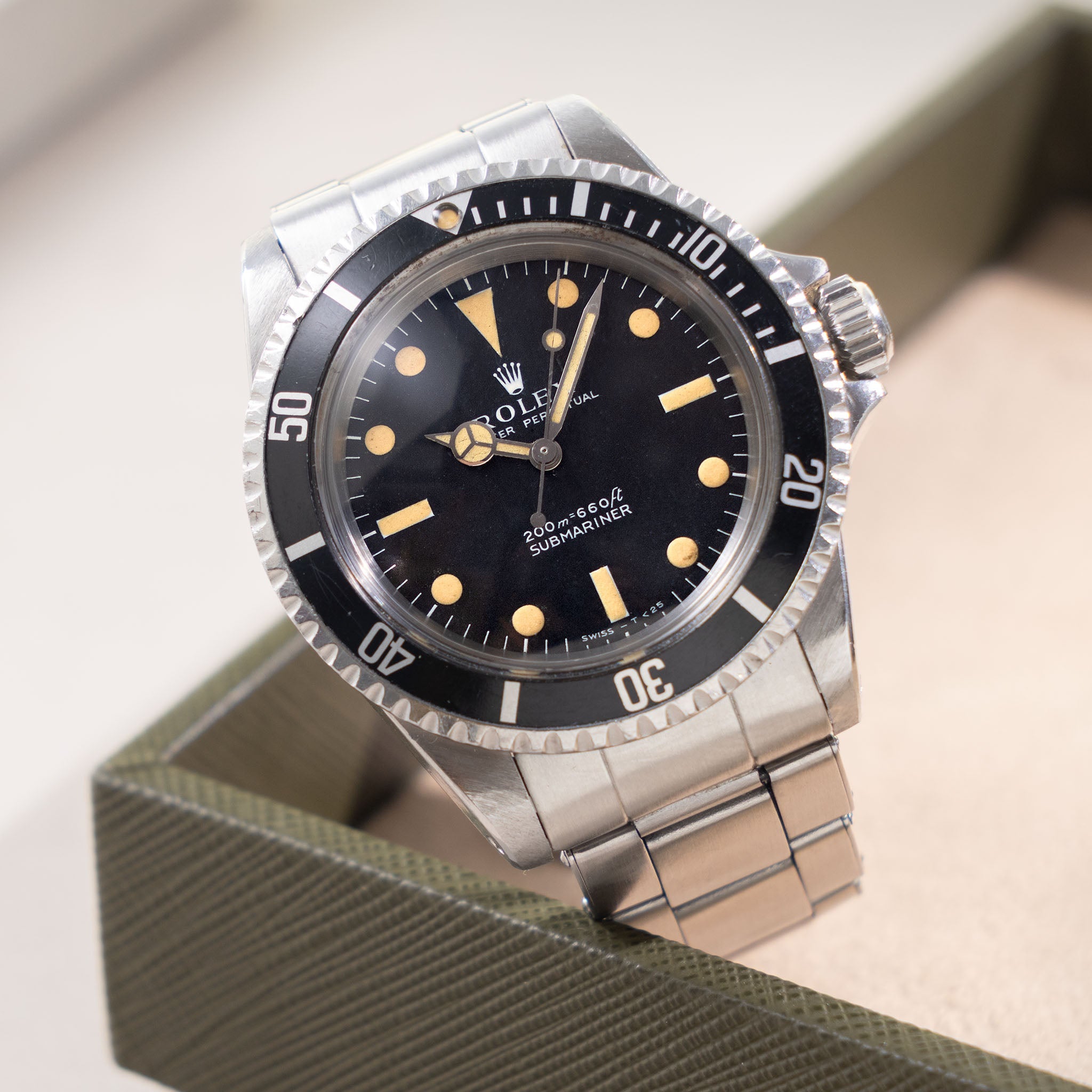 Rolex Submariner 5513 Meters First Dial with Vivid Patina