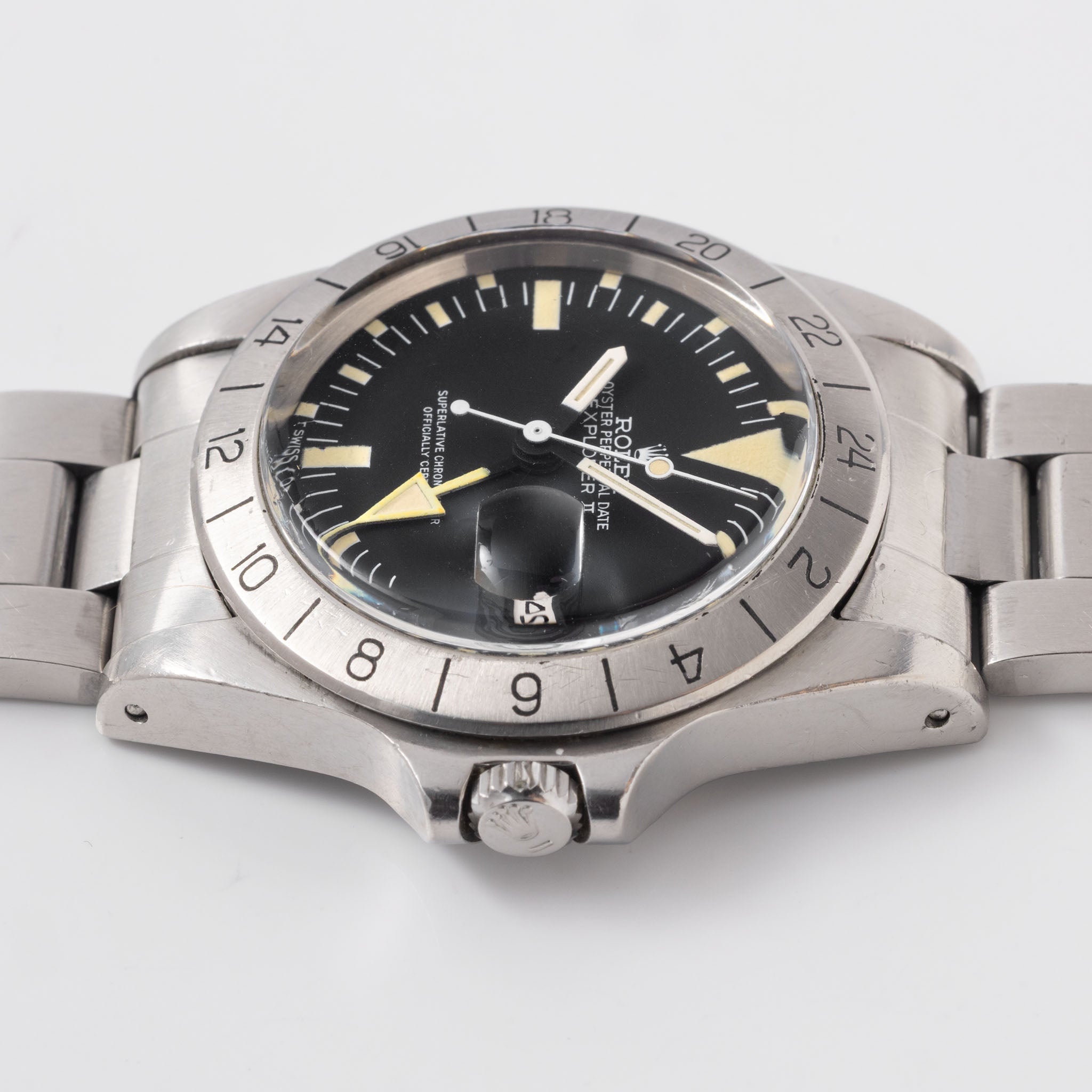 Rolex Explorer II 1655 Albino MK4 Dial from Original Owner with Box and Papers