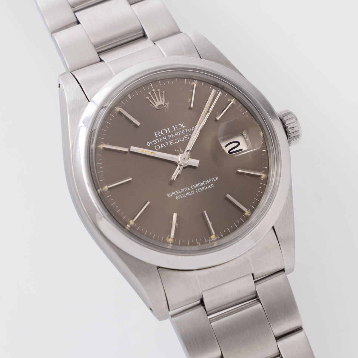Rolex Datejust 16000 Taupe Dial with Original Guarantee Paper