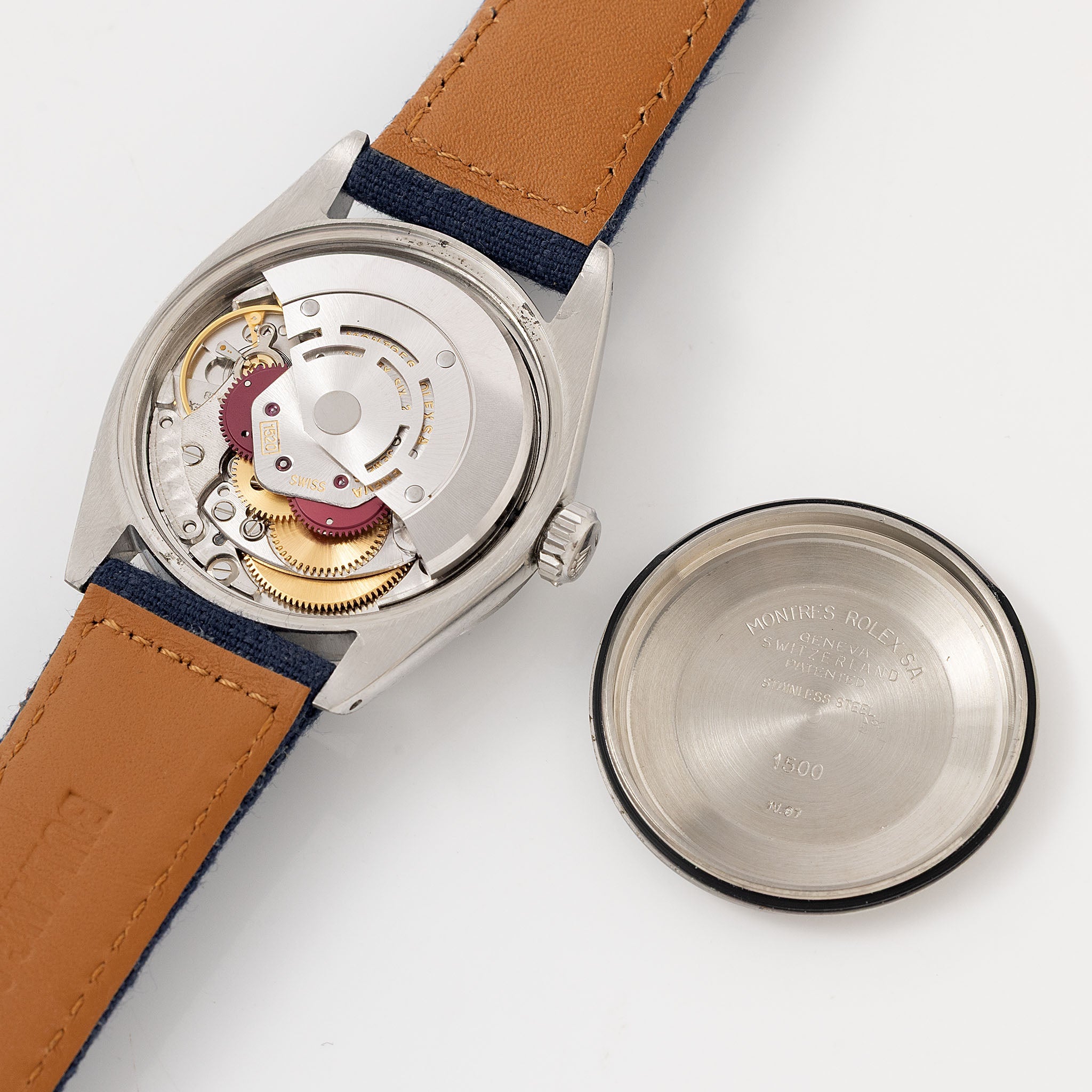 Rolex Air-King Date 5700 Blue Linen Dial