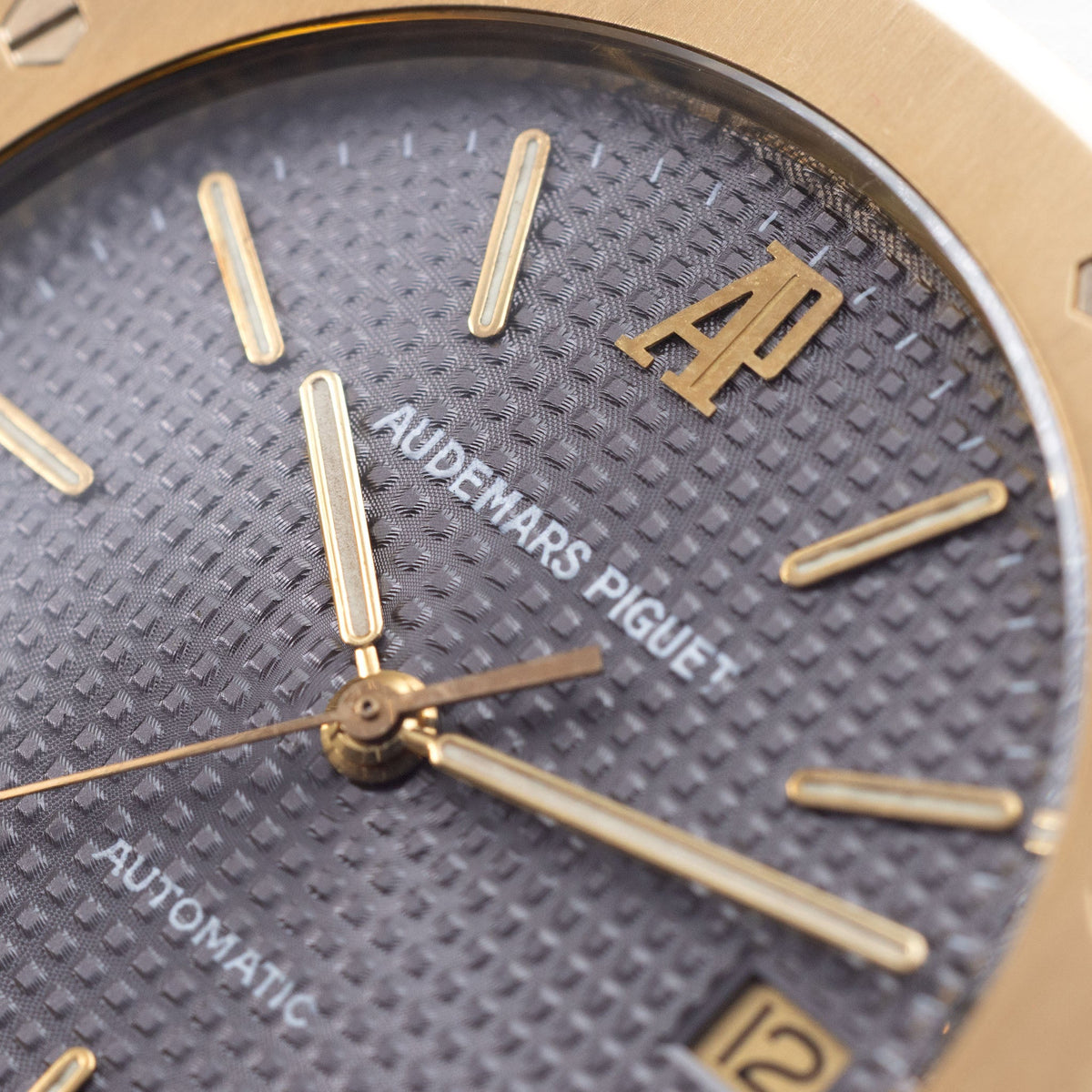 Audemars Piguet Royal Oak 14700SA Mini Jumbo Grey Dial in Steel and Yellow Gold