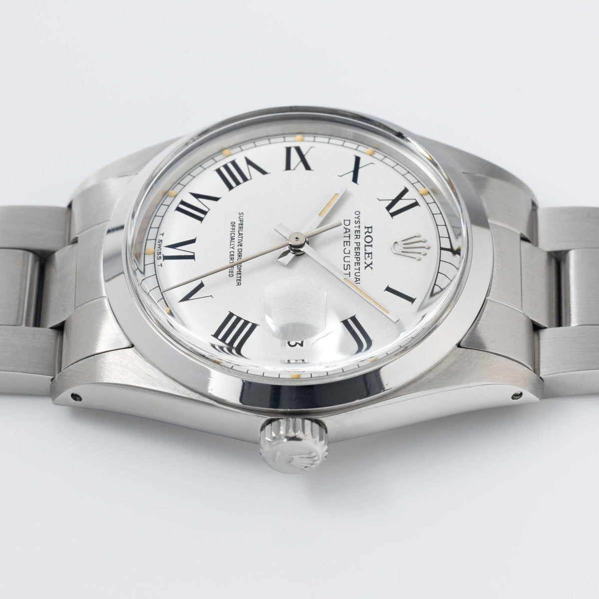 Rolex Datejust 1600 White Buckley Dial