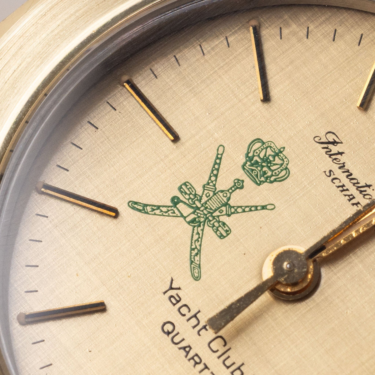 IWC Yacht-Club II in Steel and Yellow gold Oman Green Khanjar Linen Dial ref. 4512 from Original Owner Family