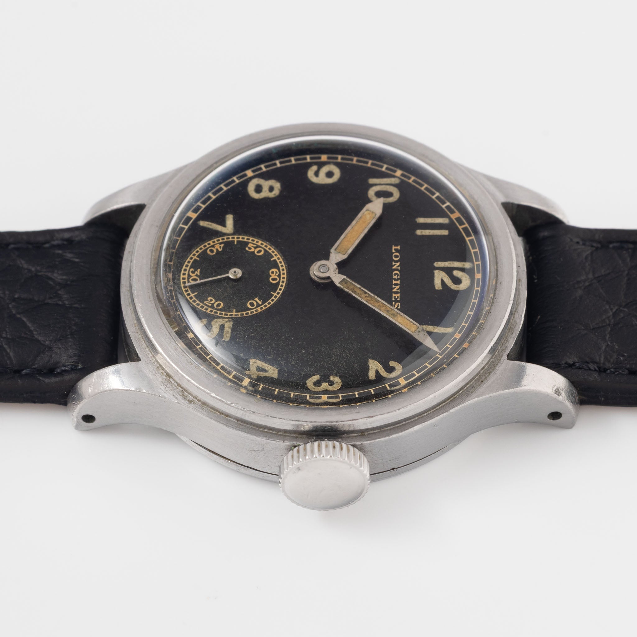 Longines Sei Tache Gilt Dial ref. 5130 with Extract of the Archives “German Army”