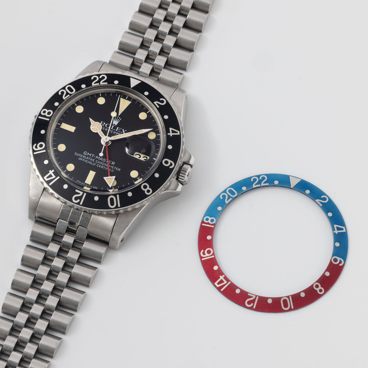 Rolex GMT-Master 16750 Matte Dial “Vivid Patina” with Original Box