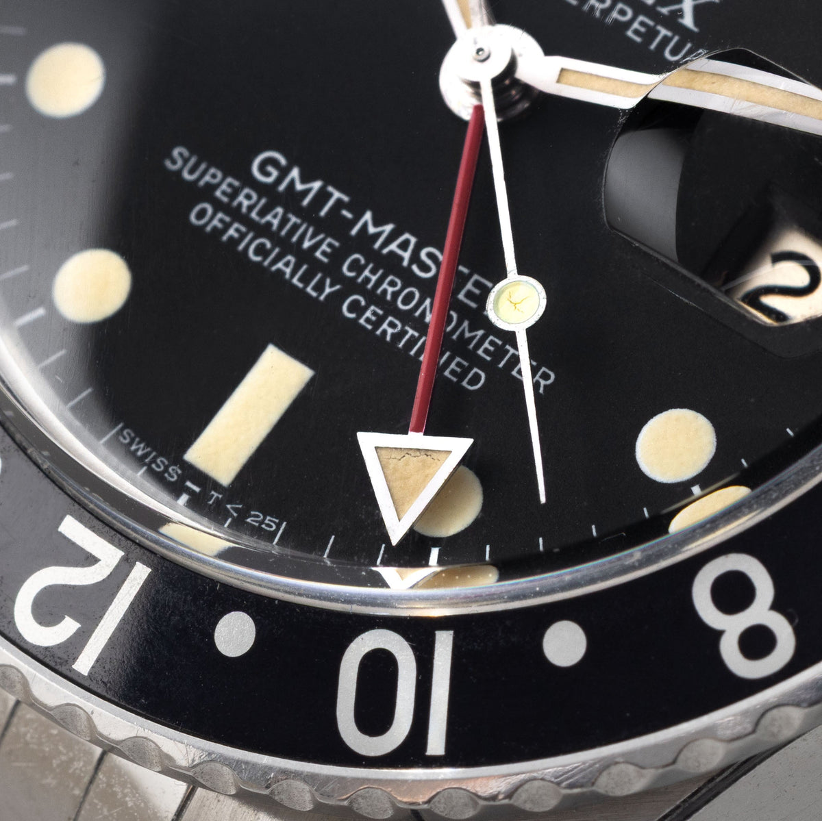 Rolex GMT-Master 16750 Matte Dial “Vivid Patina” with Original Box