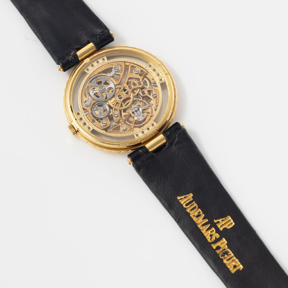 Audemars Piguet 4257/002BA Skeleton Dress Watch in 18k Yellow Gold  with Box and Original Guarantee Booklet