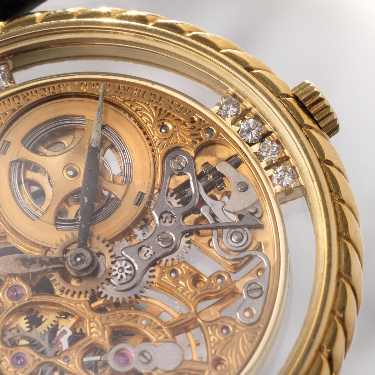 Audemars Piguet 4257/002BA Skeleton Dress Watch in 18k Yellow Gold  with Box and Original Guarantee Booklet