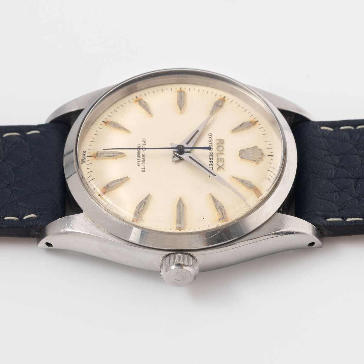 Rolex Oyster Perpetual 6564 Cream Dial Amtlich Geprüfter Chronometer
