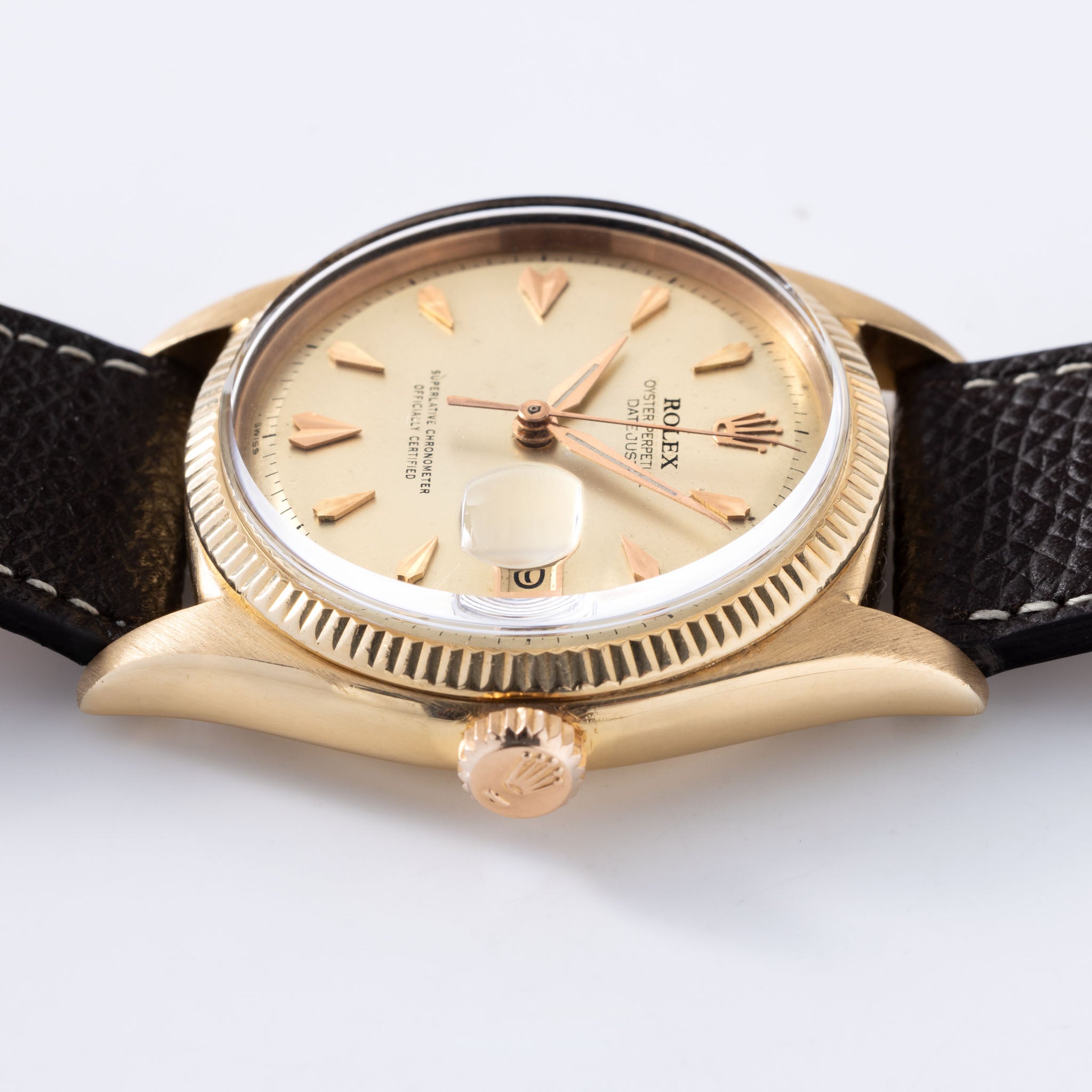 ROLEX DATEJUST 6605 Gelbgold