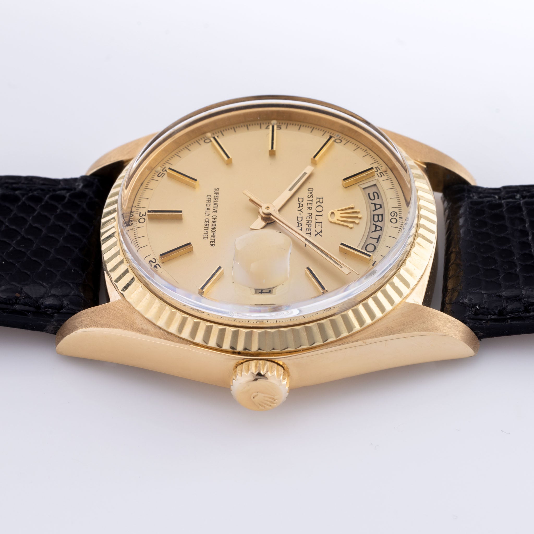 Rolex Day-Date 1803 18k Gelbgold mattes Champagner-Zifferblatt