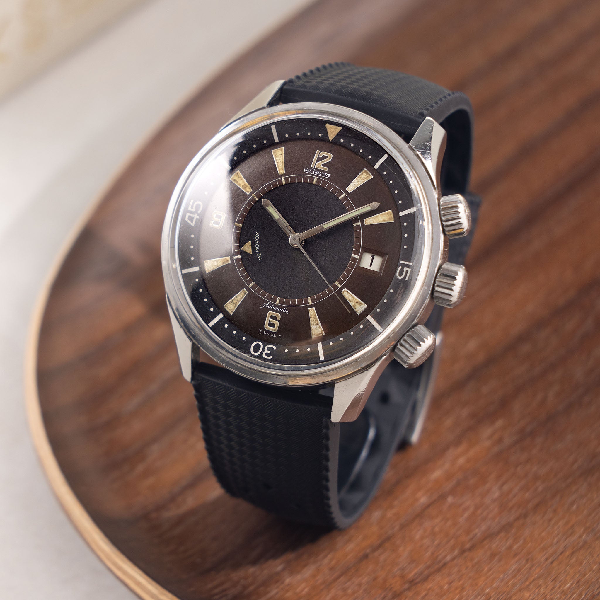 Jaeger LeCoultre Polaris Memovox Tropical Dial Ref E859 '68