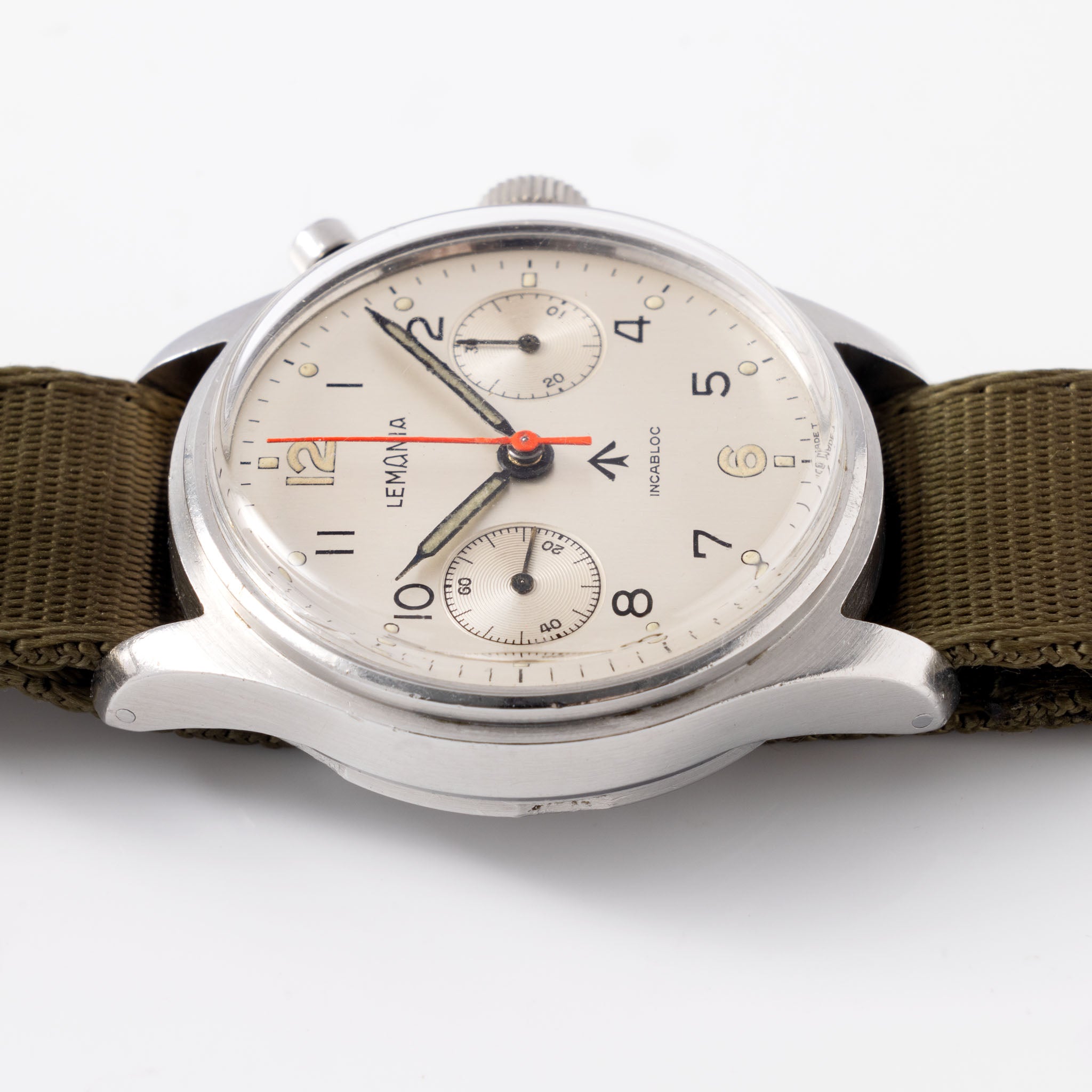 Lemania Monopusher Chronograph British Armed Forces